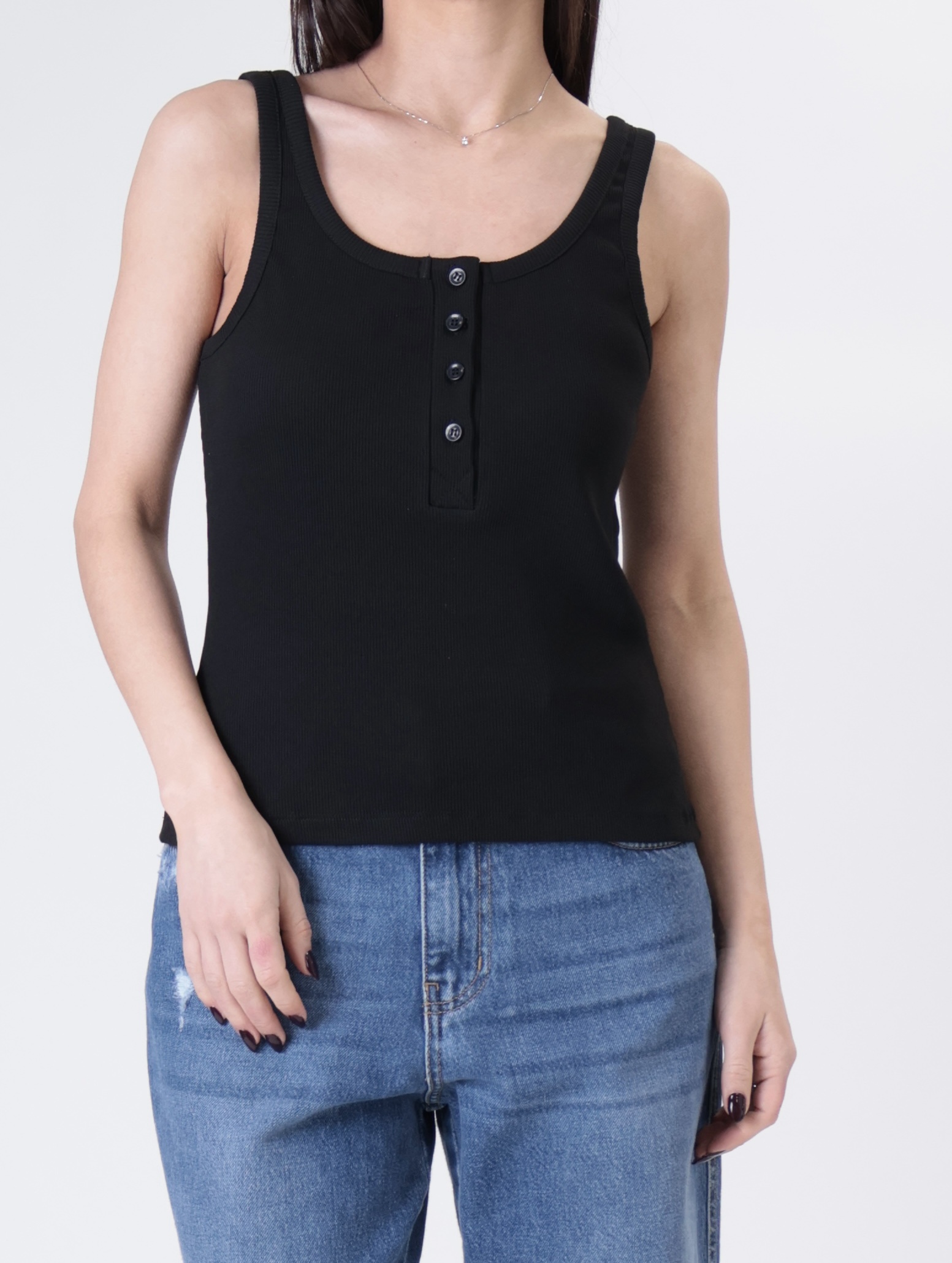 Canotta serafino nero