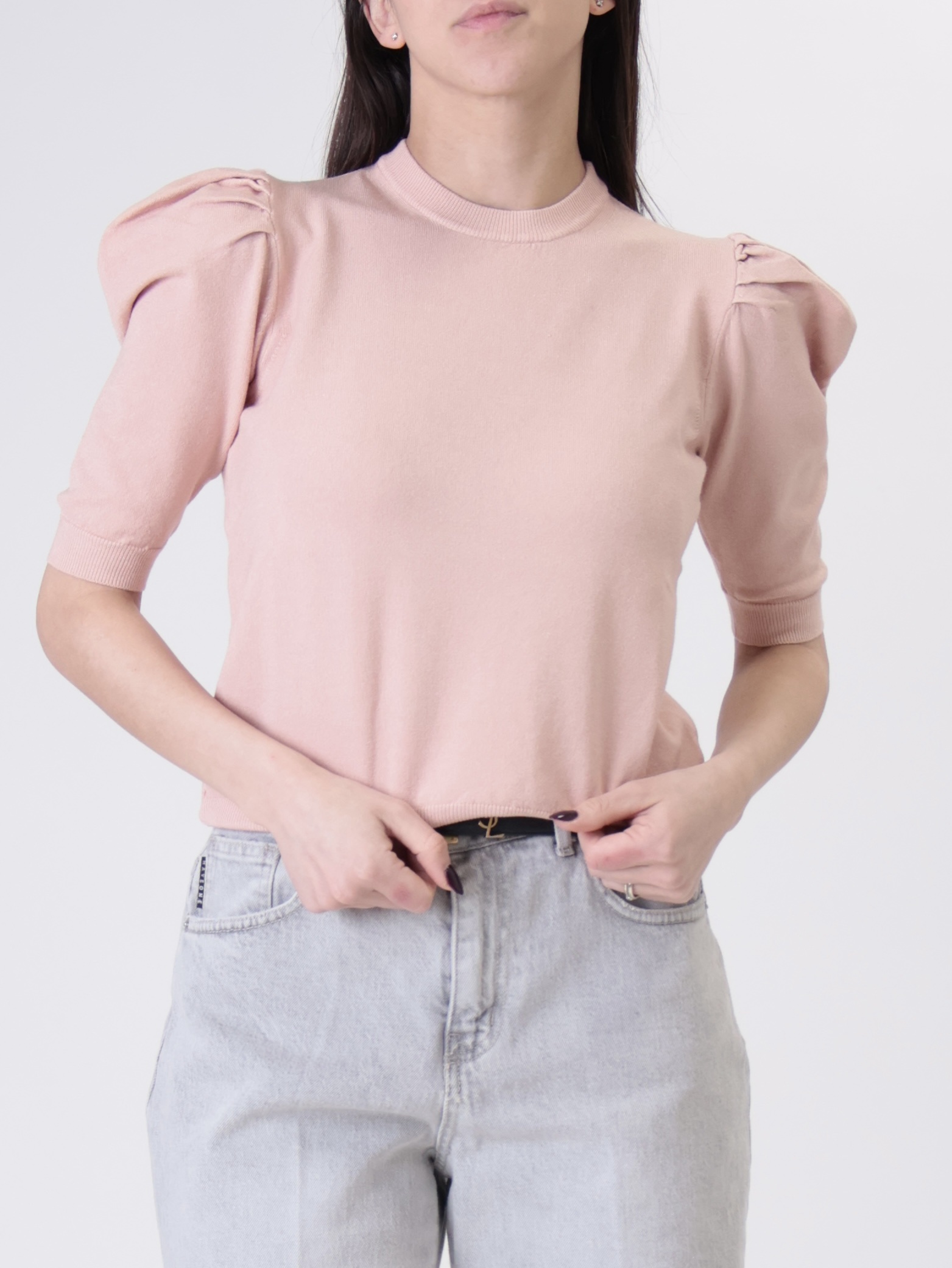 Pull sbuffo rosa
