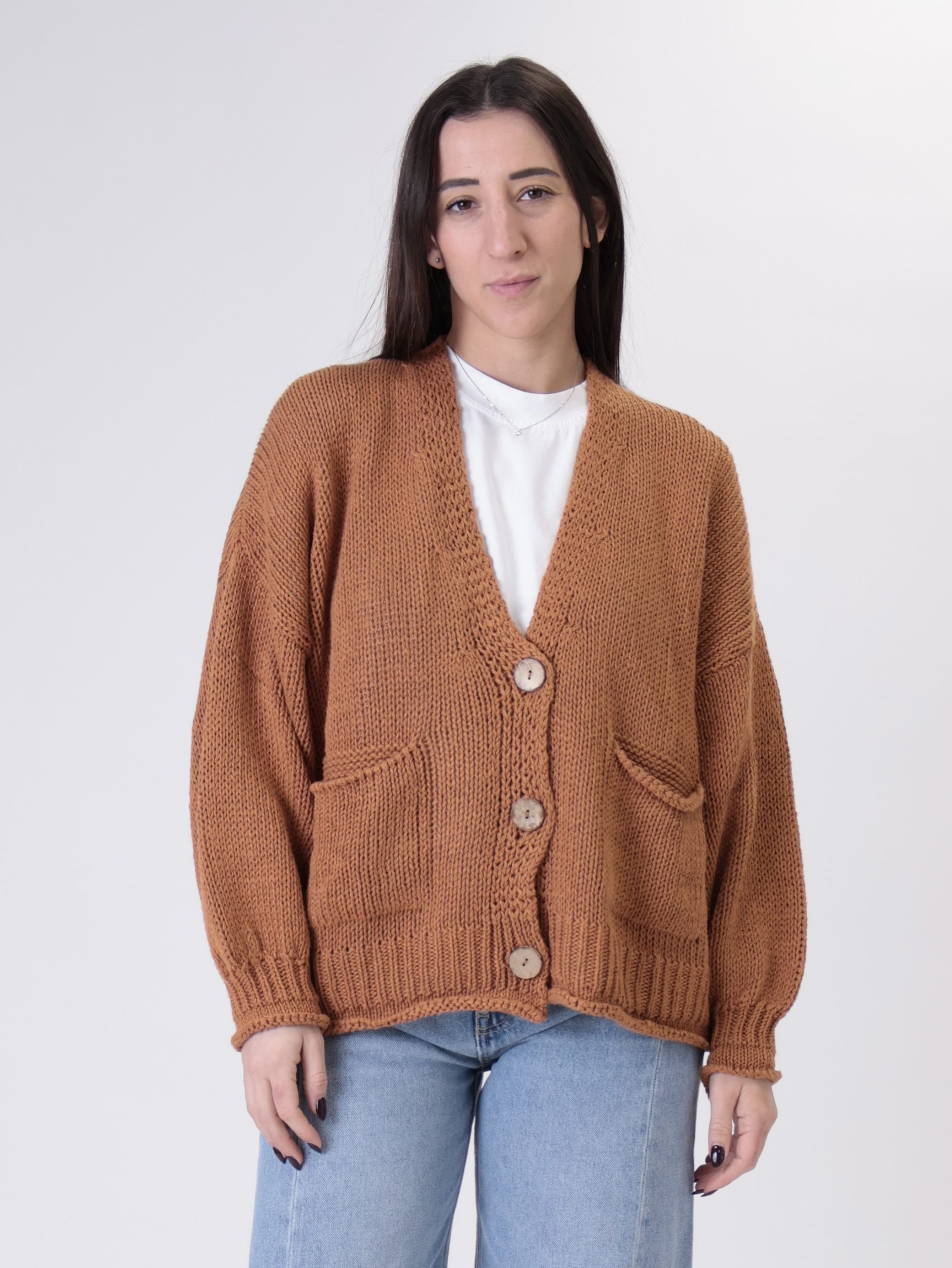 Cardigan bestseller tabacco