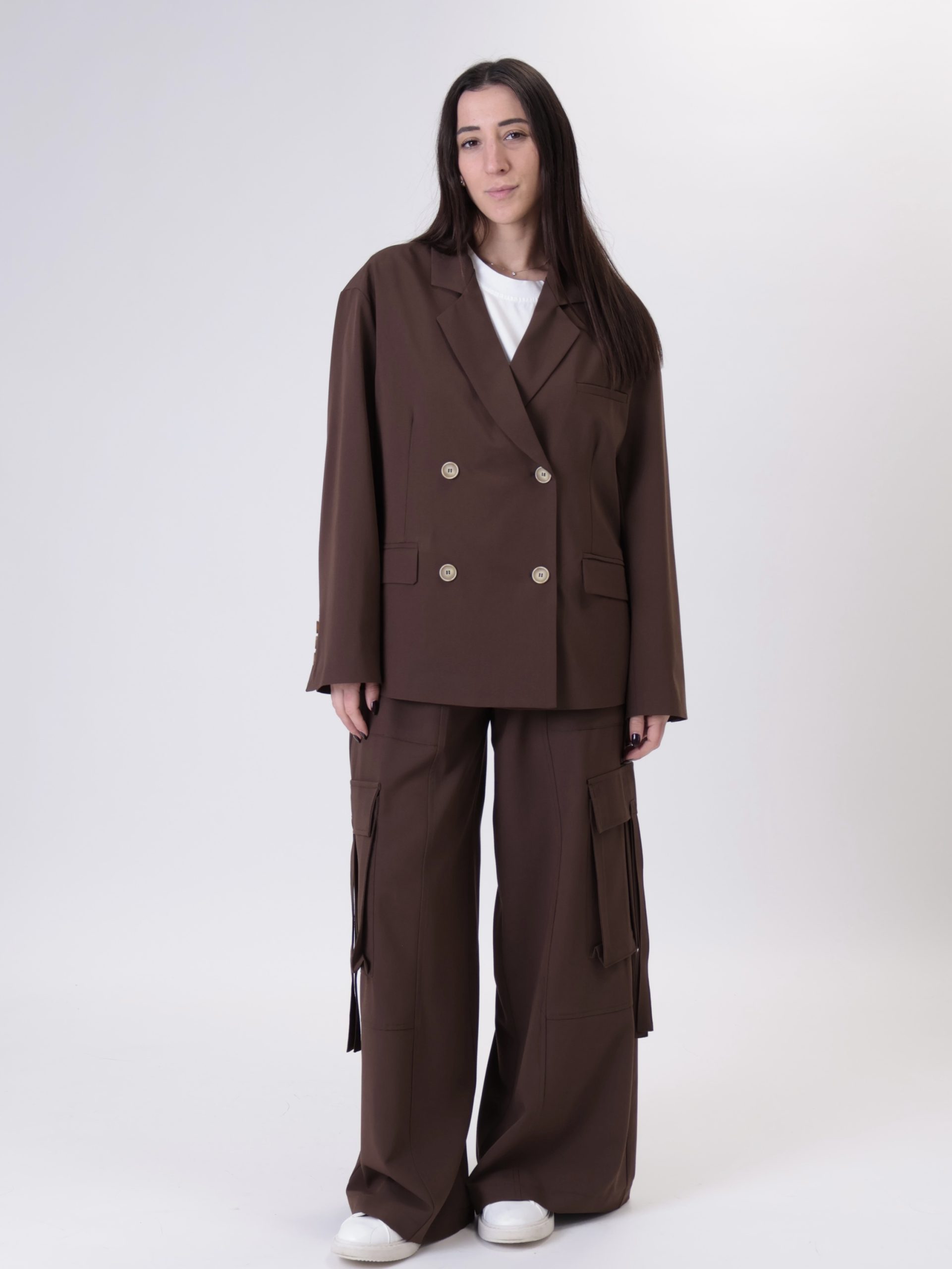 Giacca nova doppio petto moro