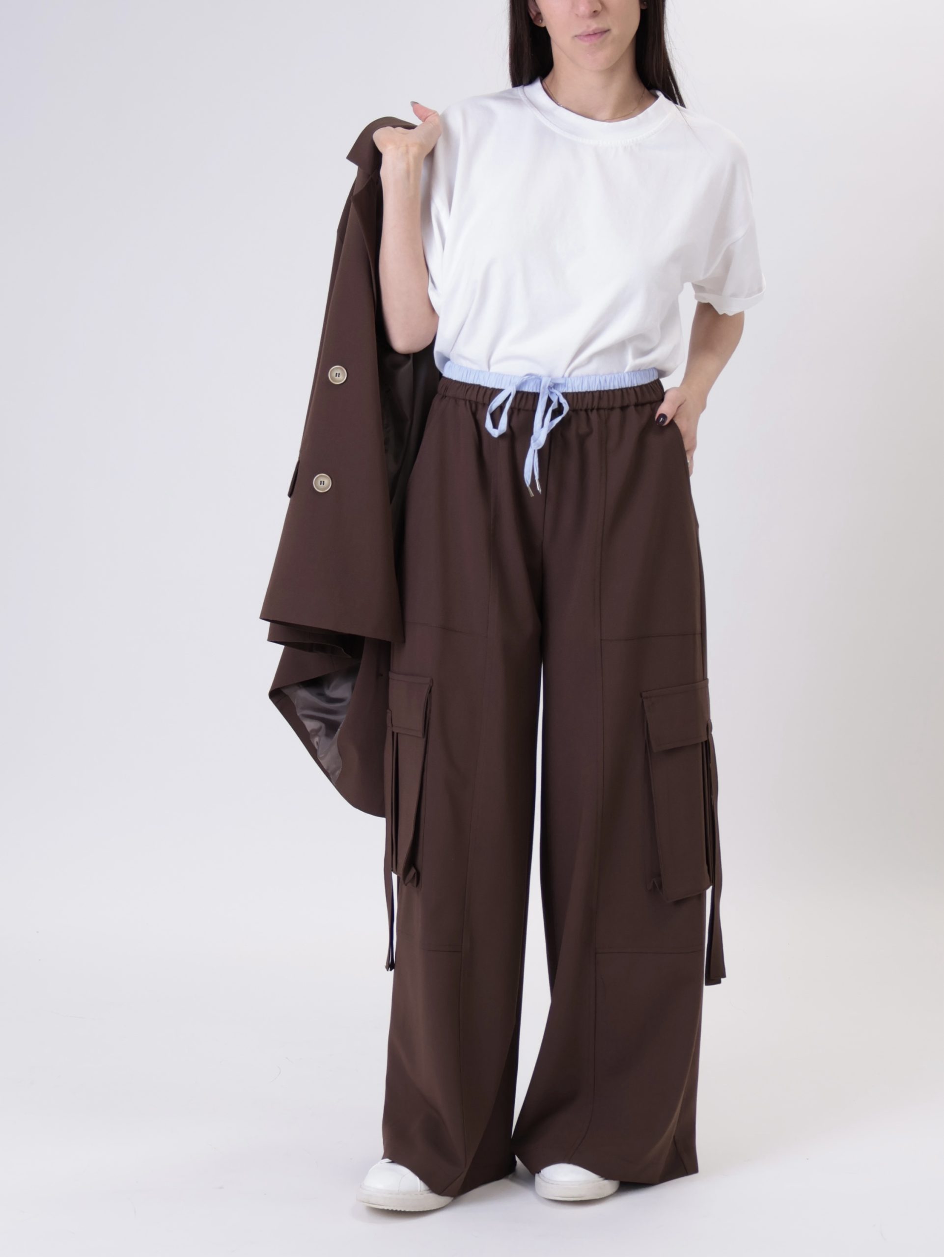 Pantalone nova cargo moro