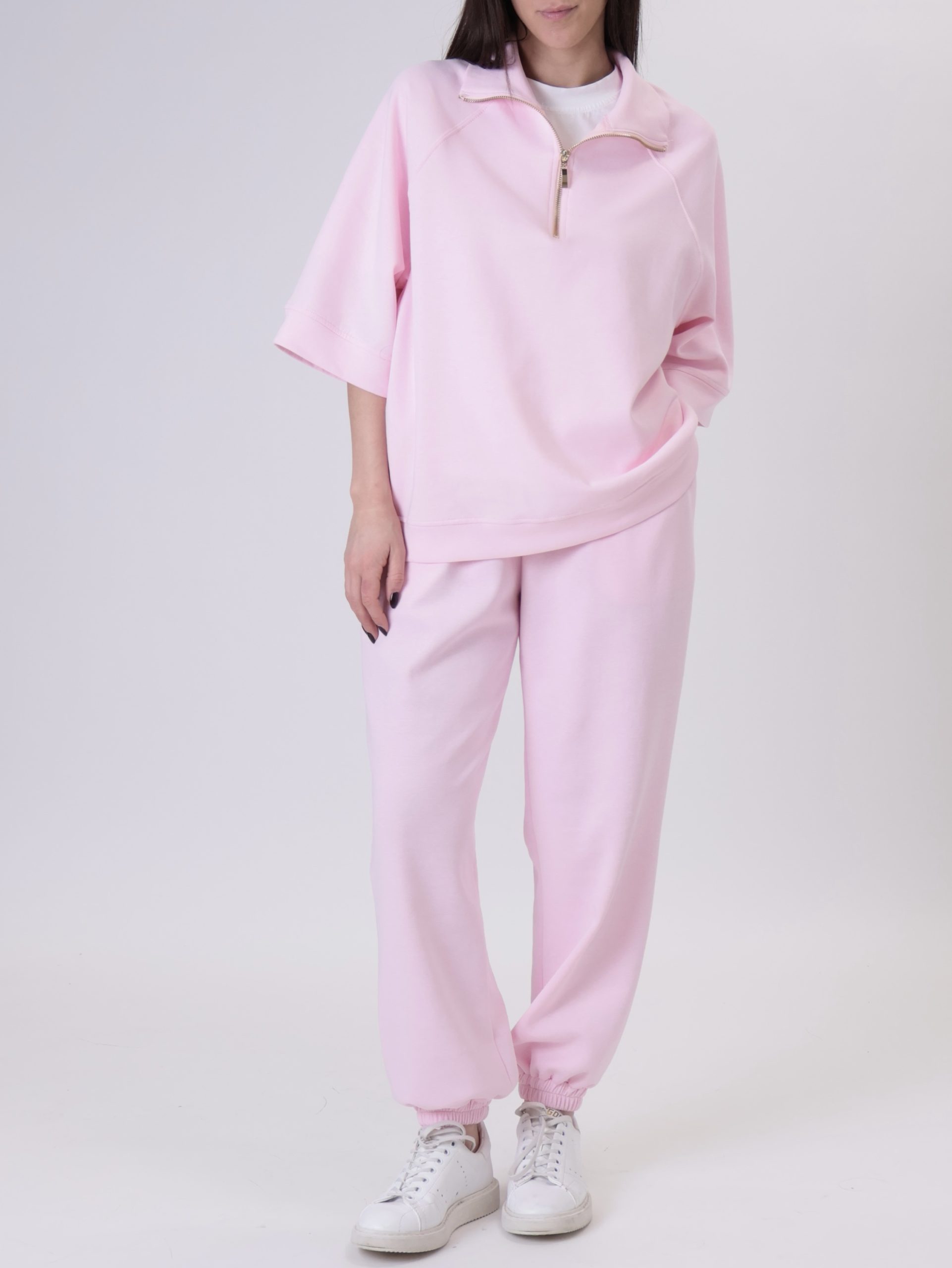 Pantalone giulia polsino rosa