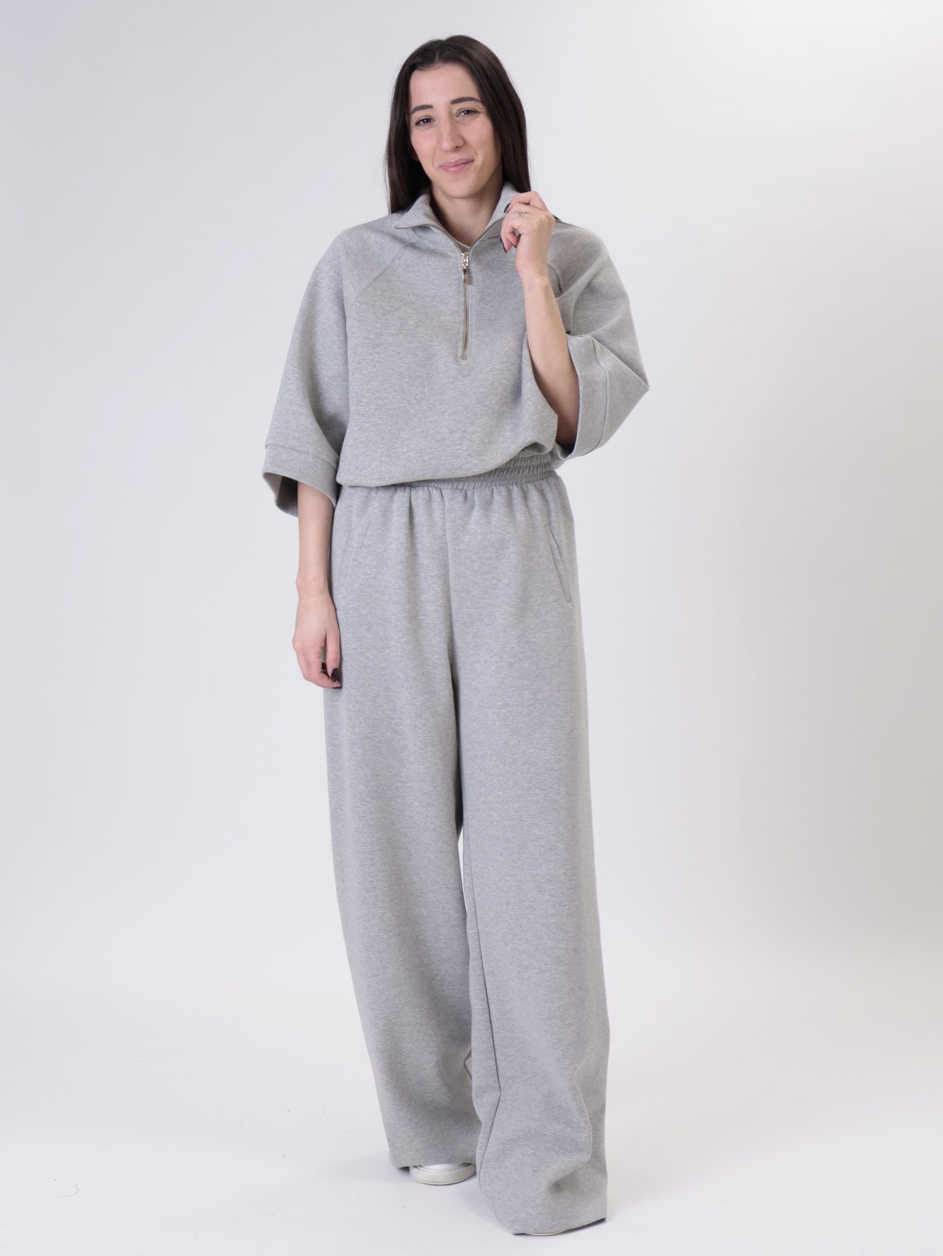 Pantalone giulia palazzo grigio