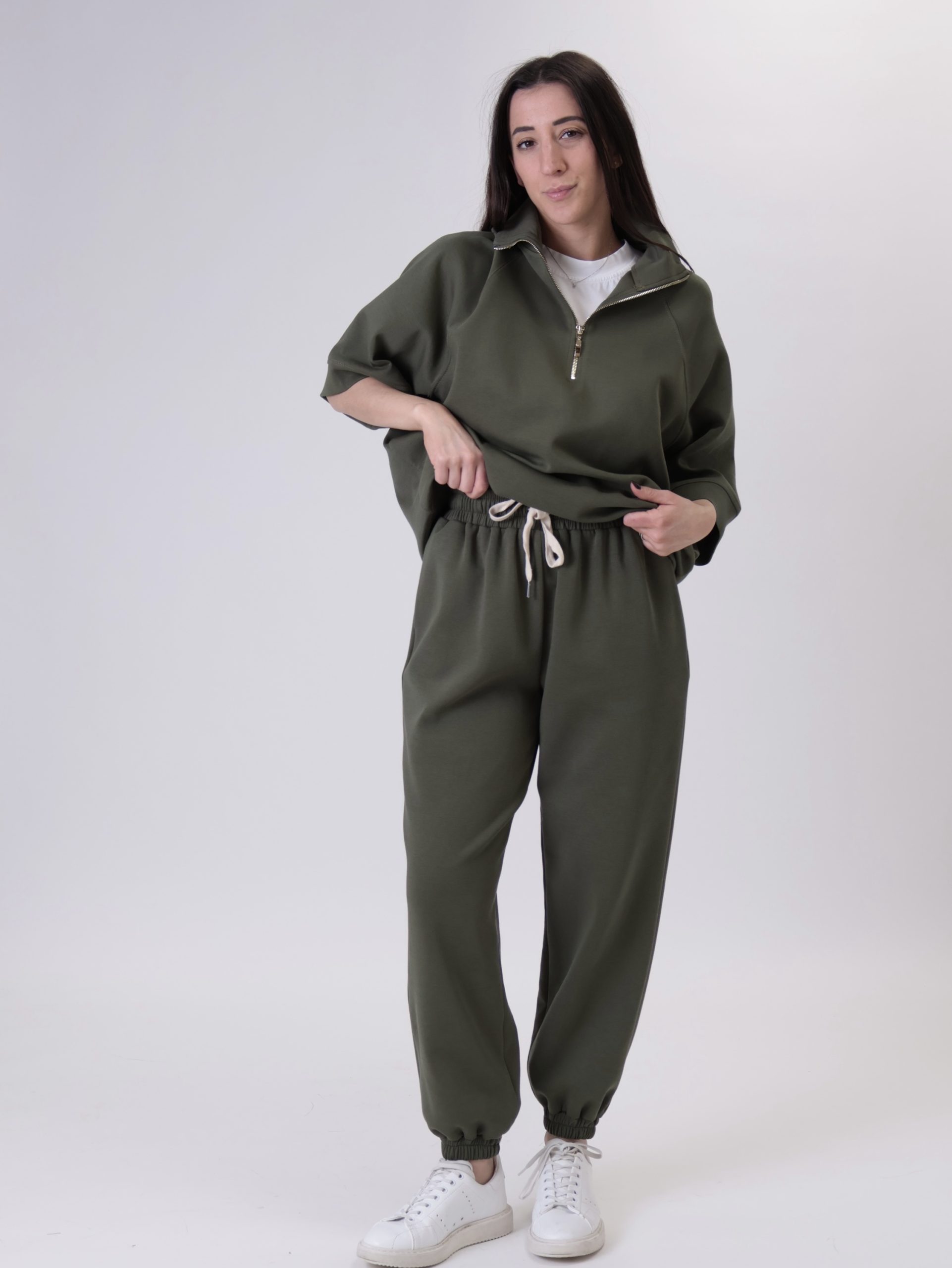 Pantalone giulia polsino bosco