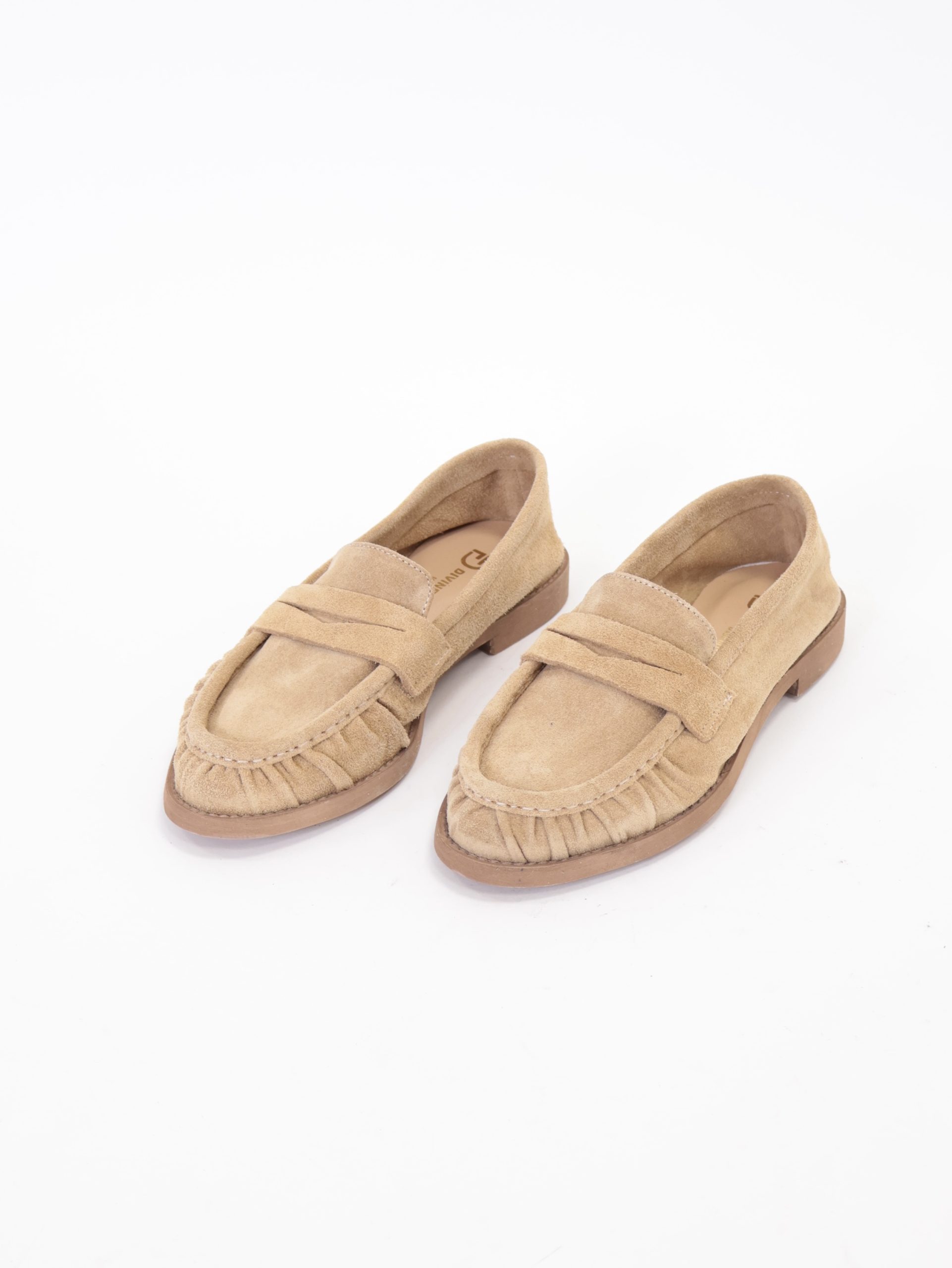 Mocassino loafer crosta beige