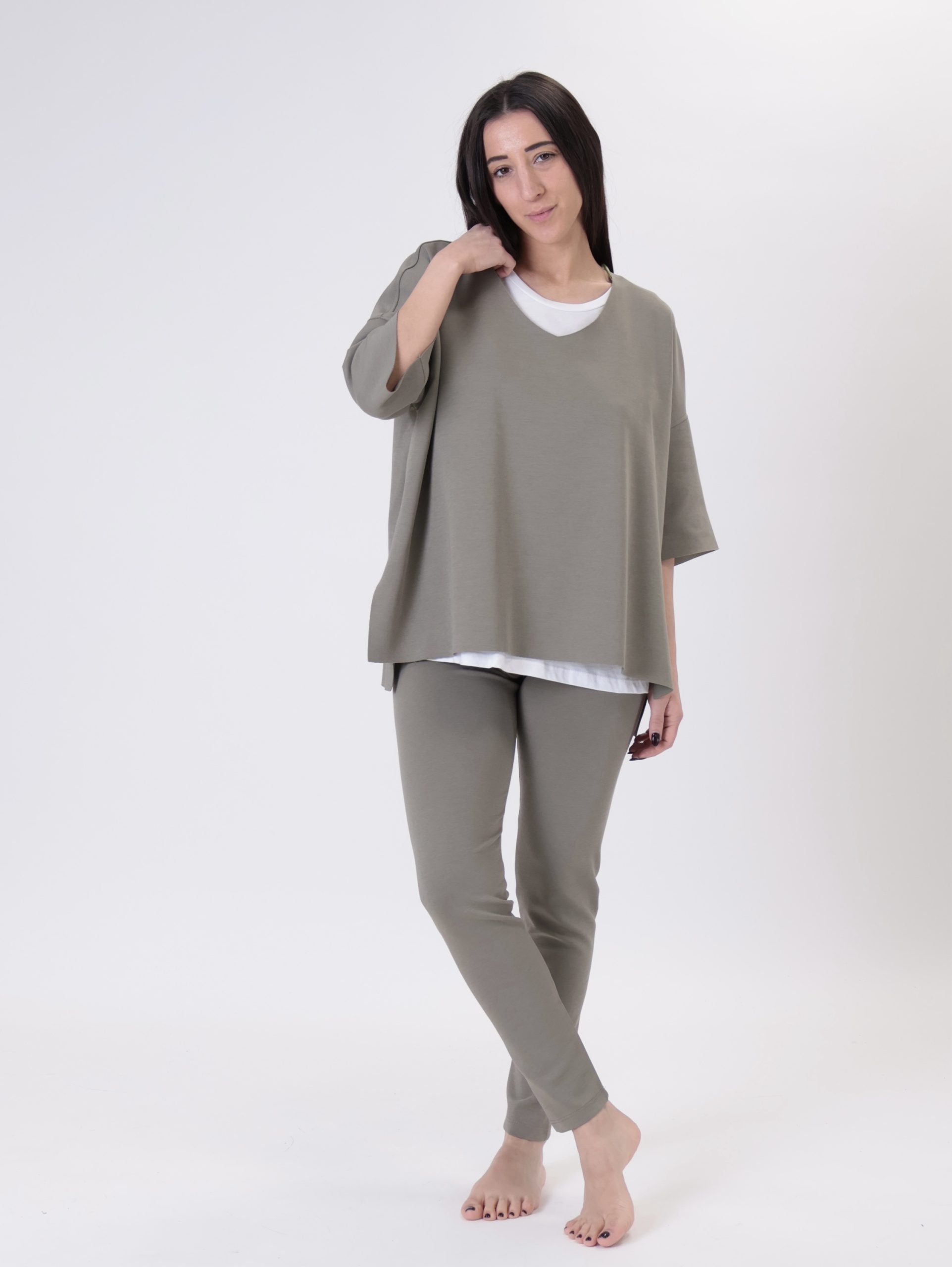 T-shirt con canotta militare SPORT