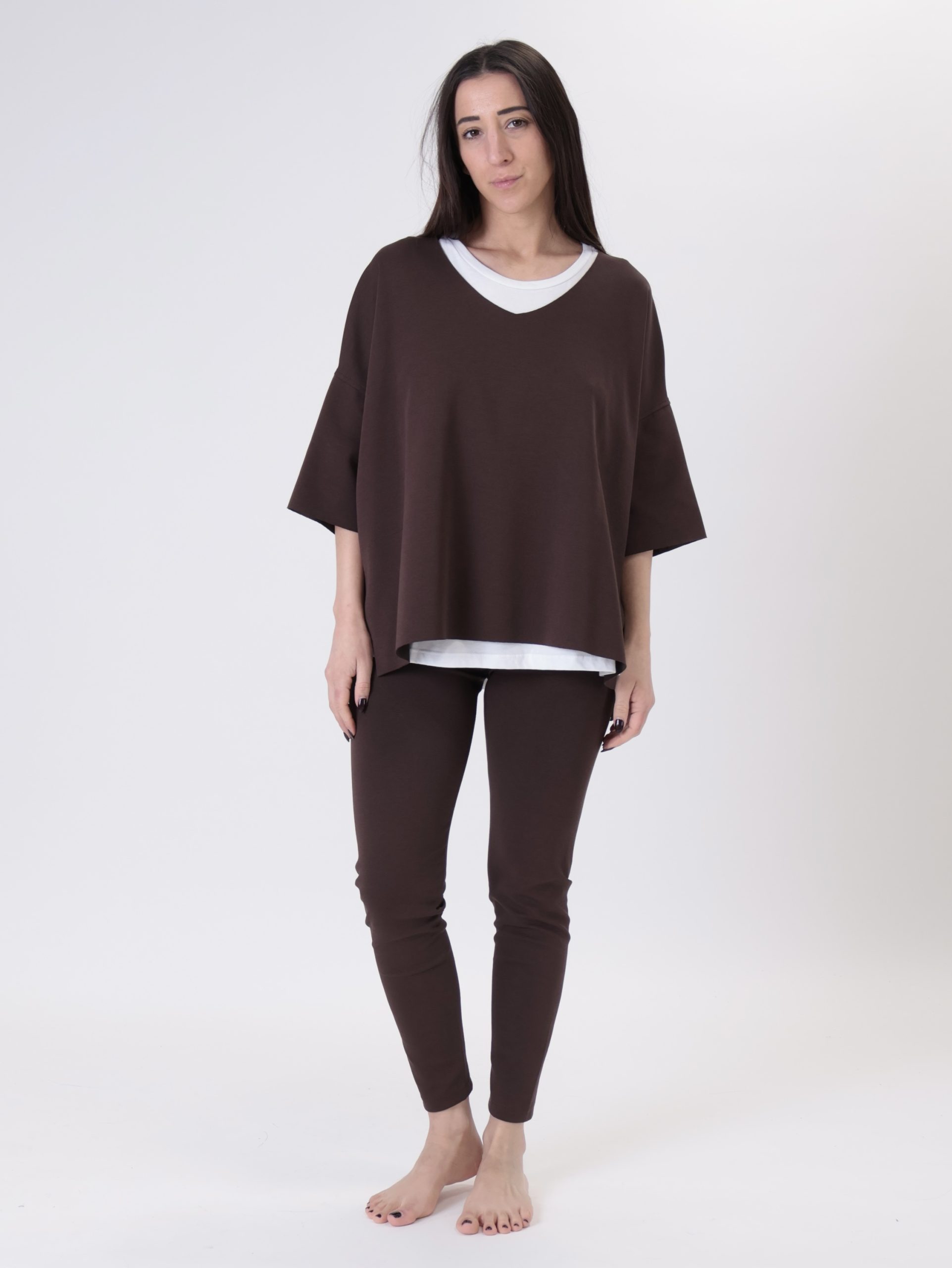 T-shirt con canotta moro SPORT