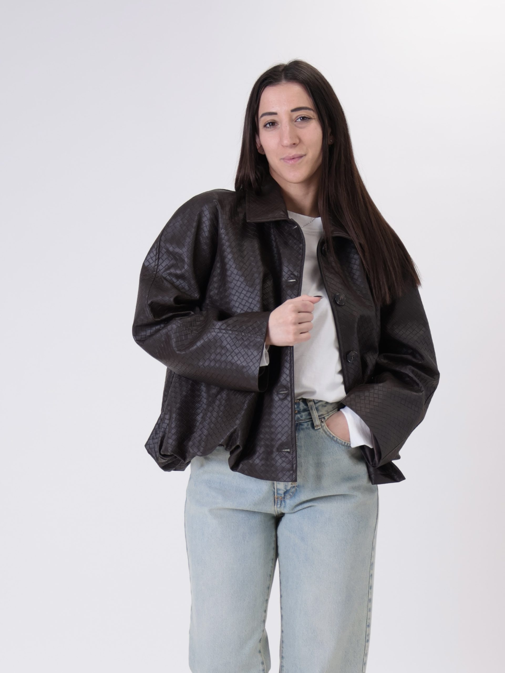 Bomber intrecciato moro PREORDINE 15/03