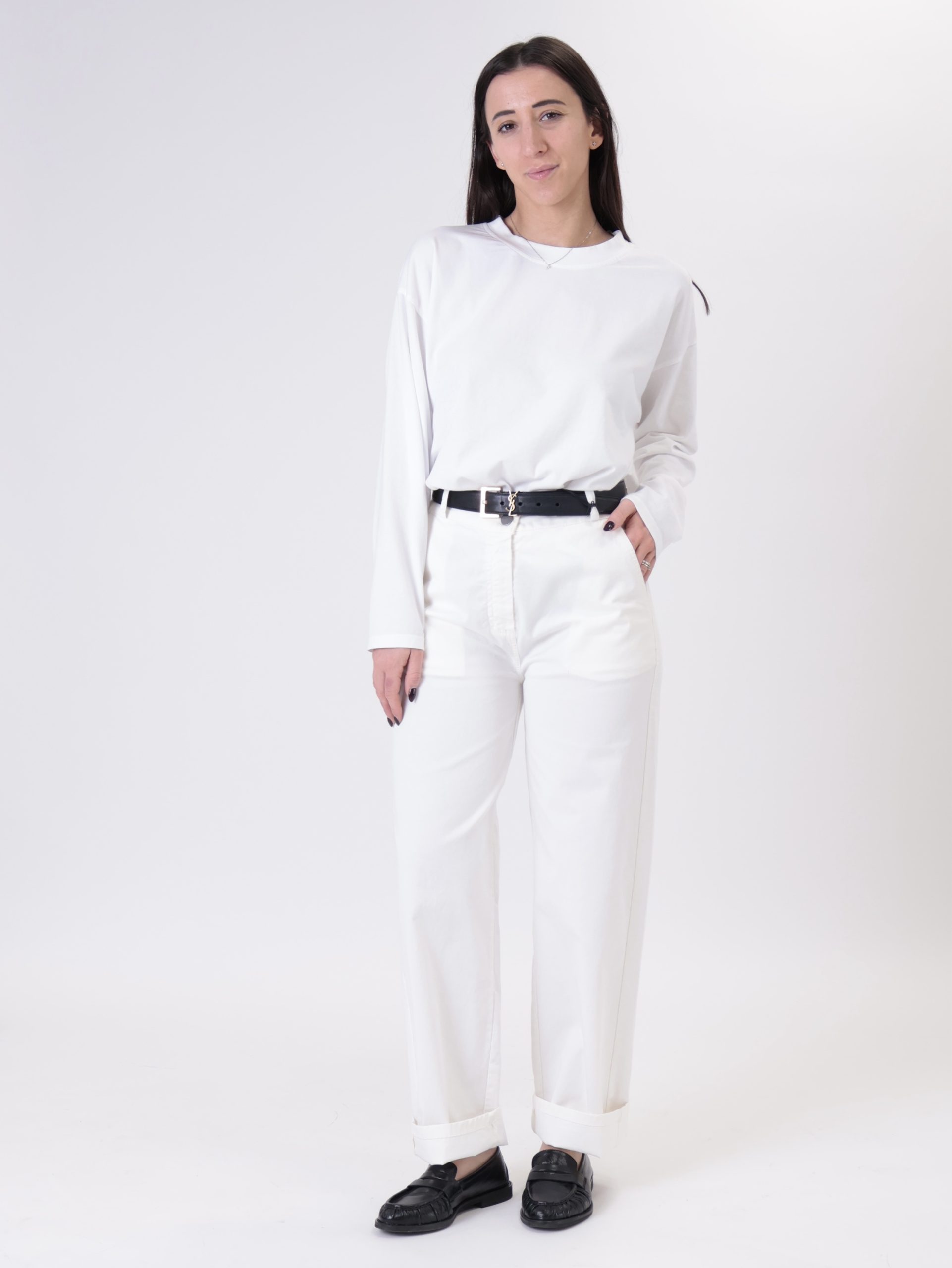 Pantalone cotone sbollito