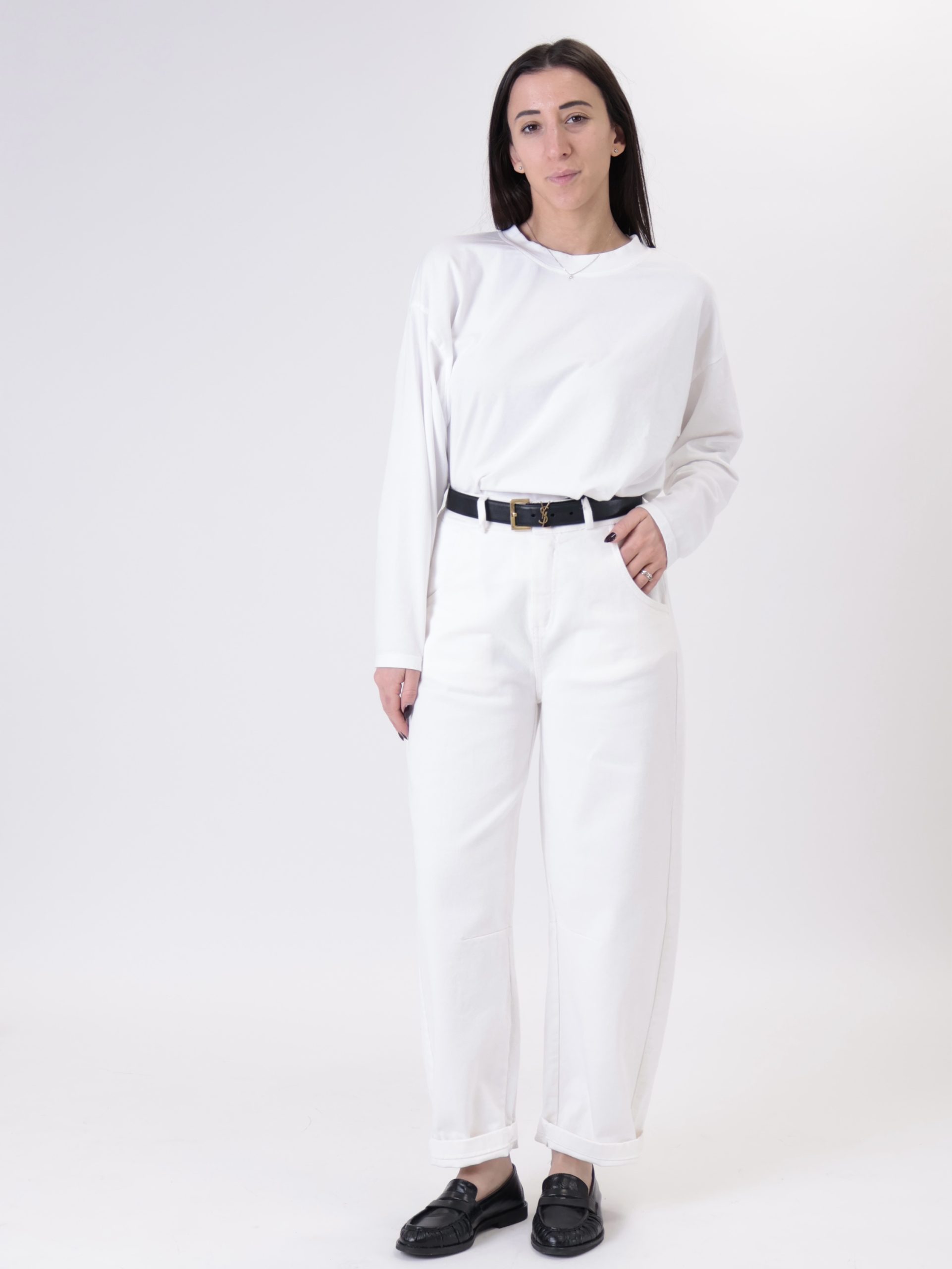 Pantalone ovetto cucitura sbollito