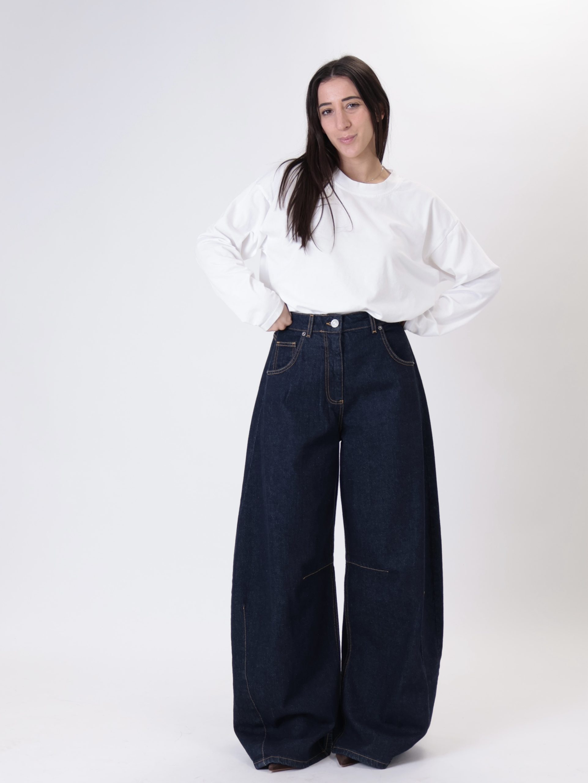 Jeans louvre denim scuro