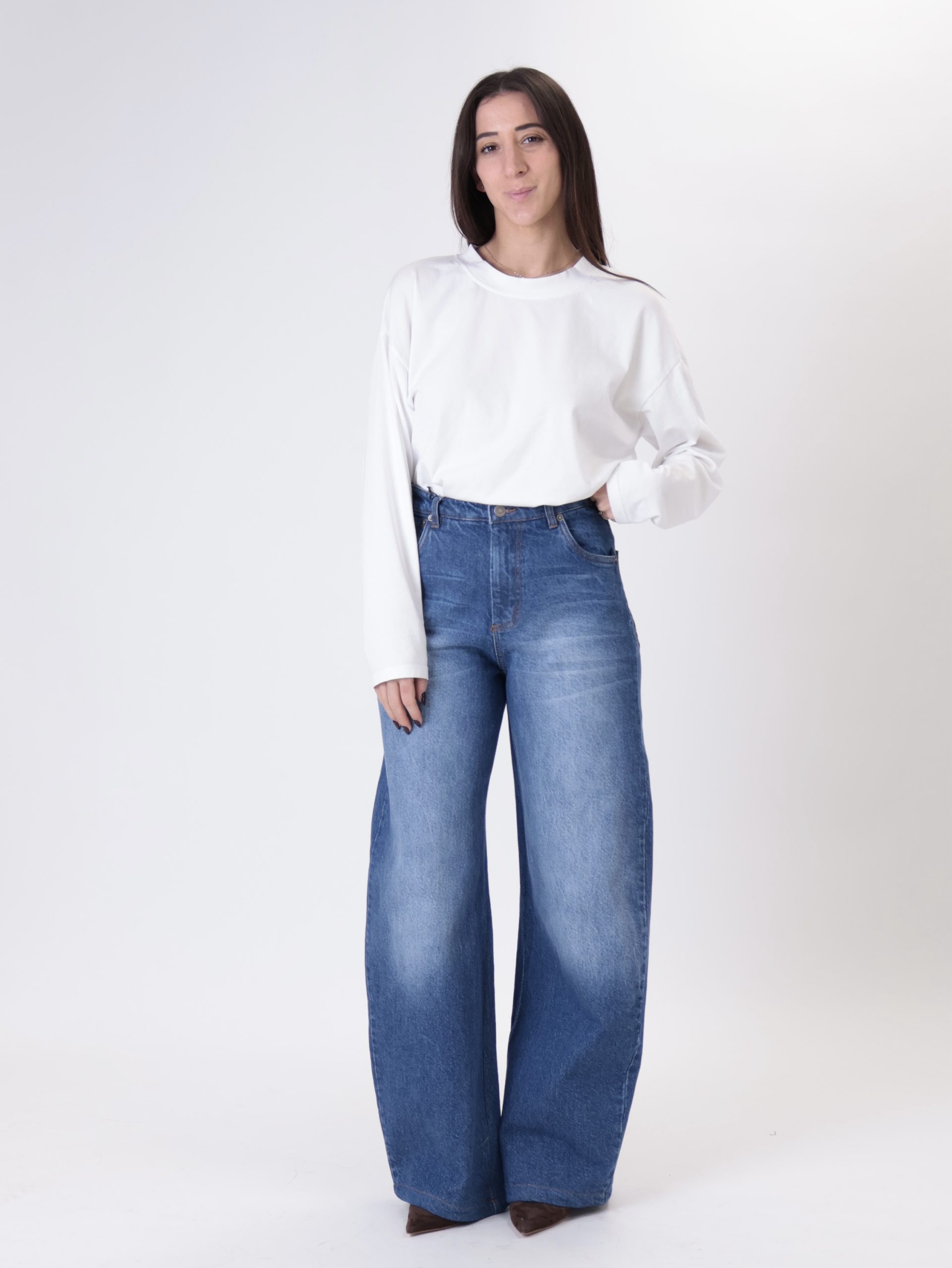 Jeans tasche ecopelle