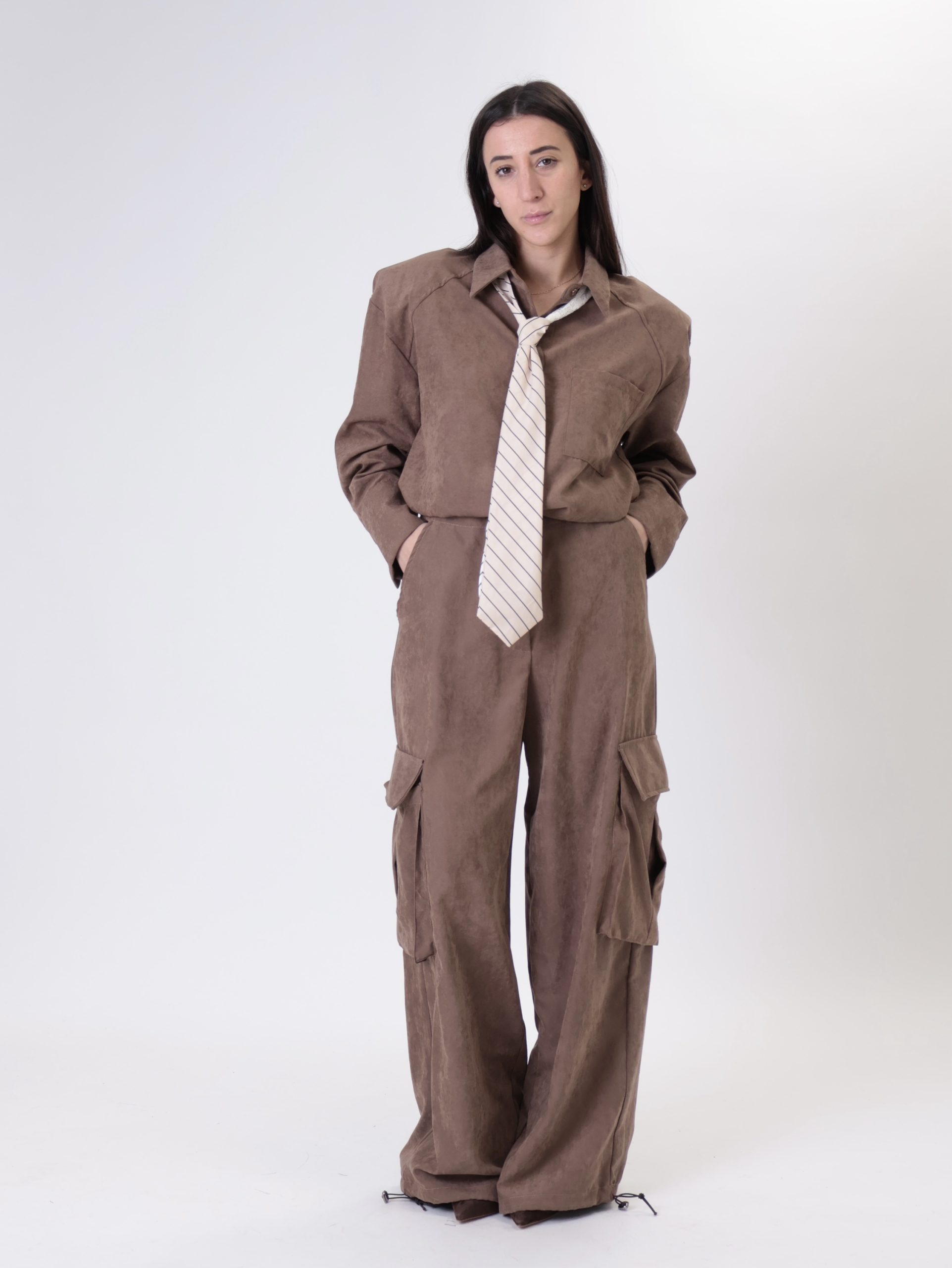 Pantalone tasconi biscotto