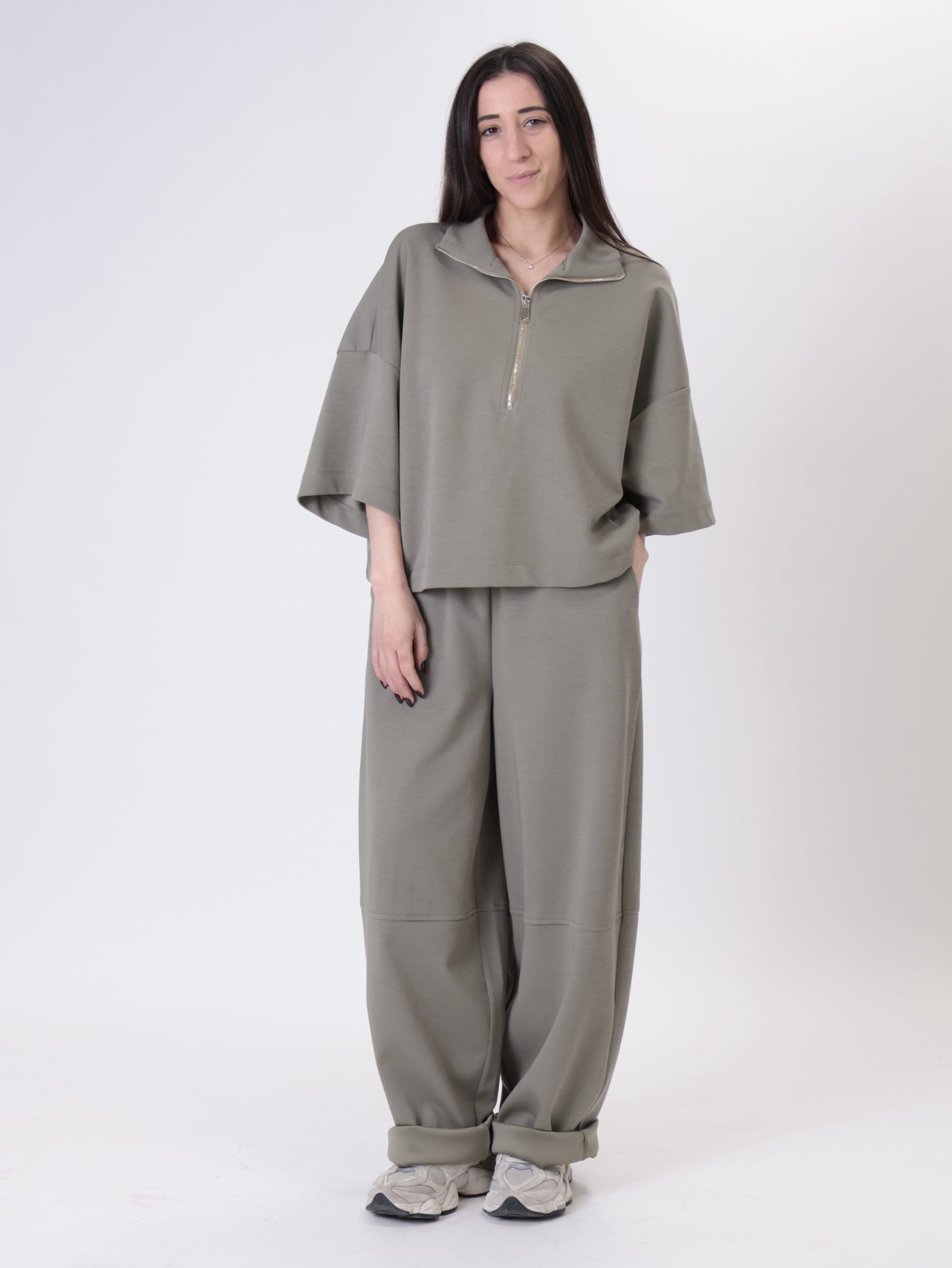 Felpa agata militare