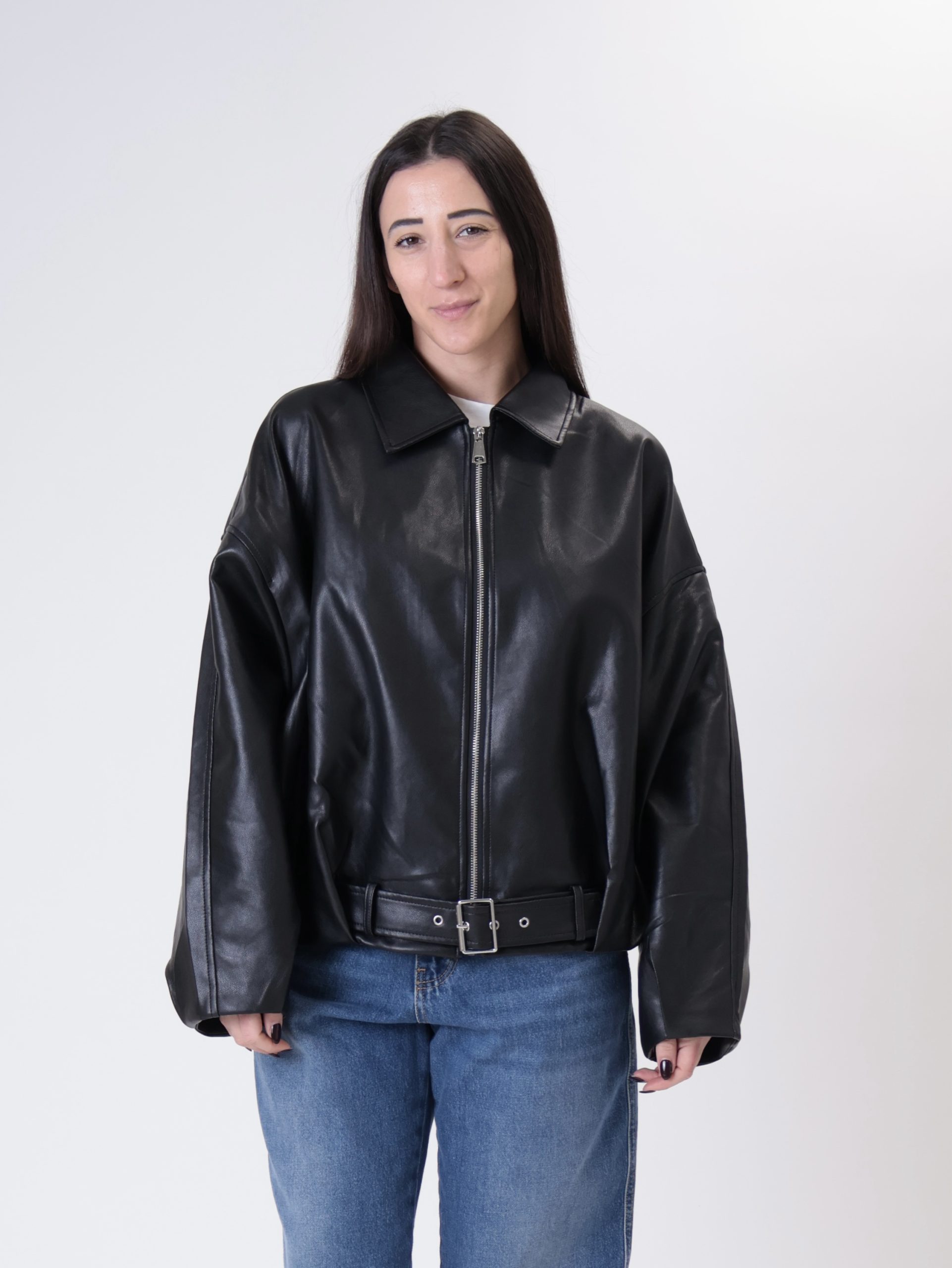 Bomber ecopelle Tokyo nero