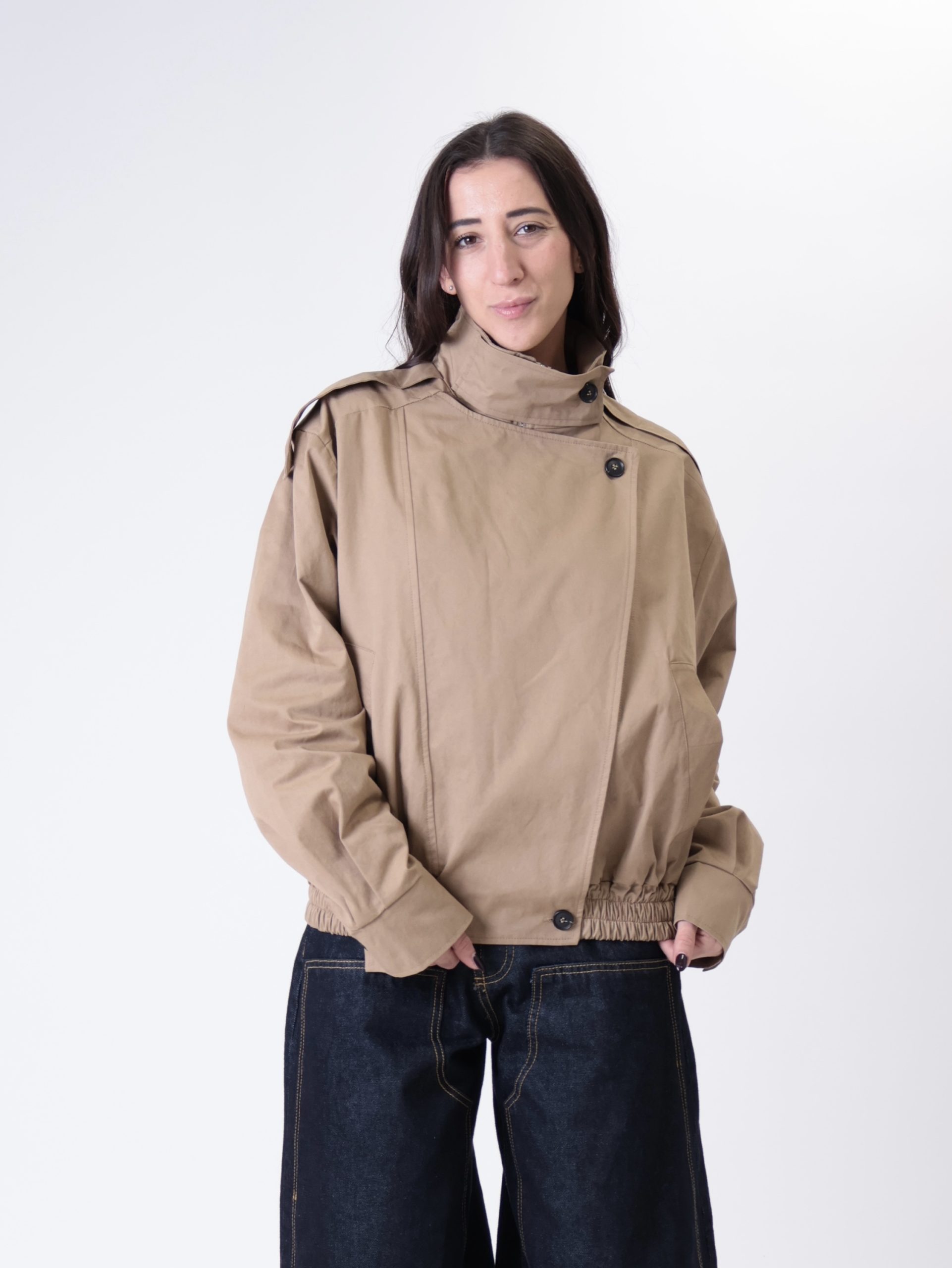 Bomber cotone Marsiglia beige