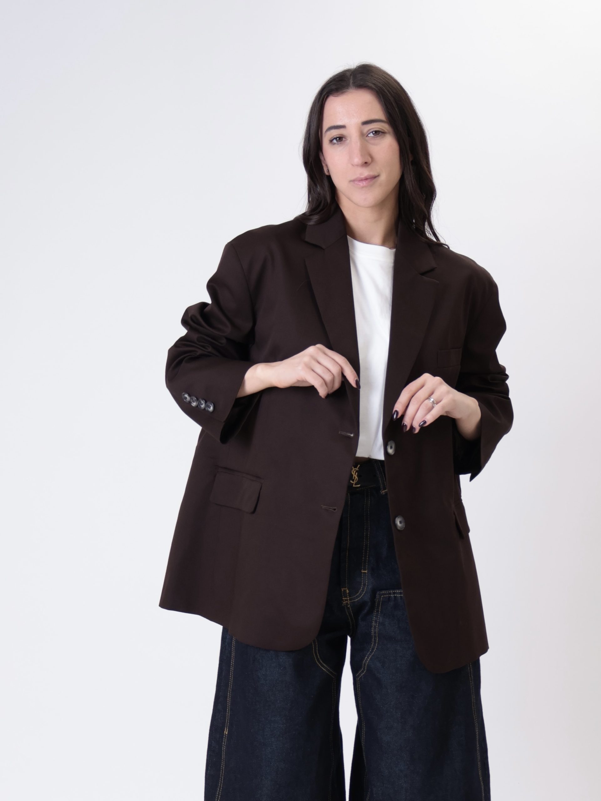 Blazer over cotone moro