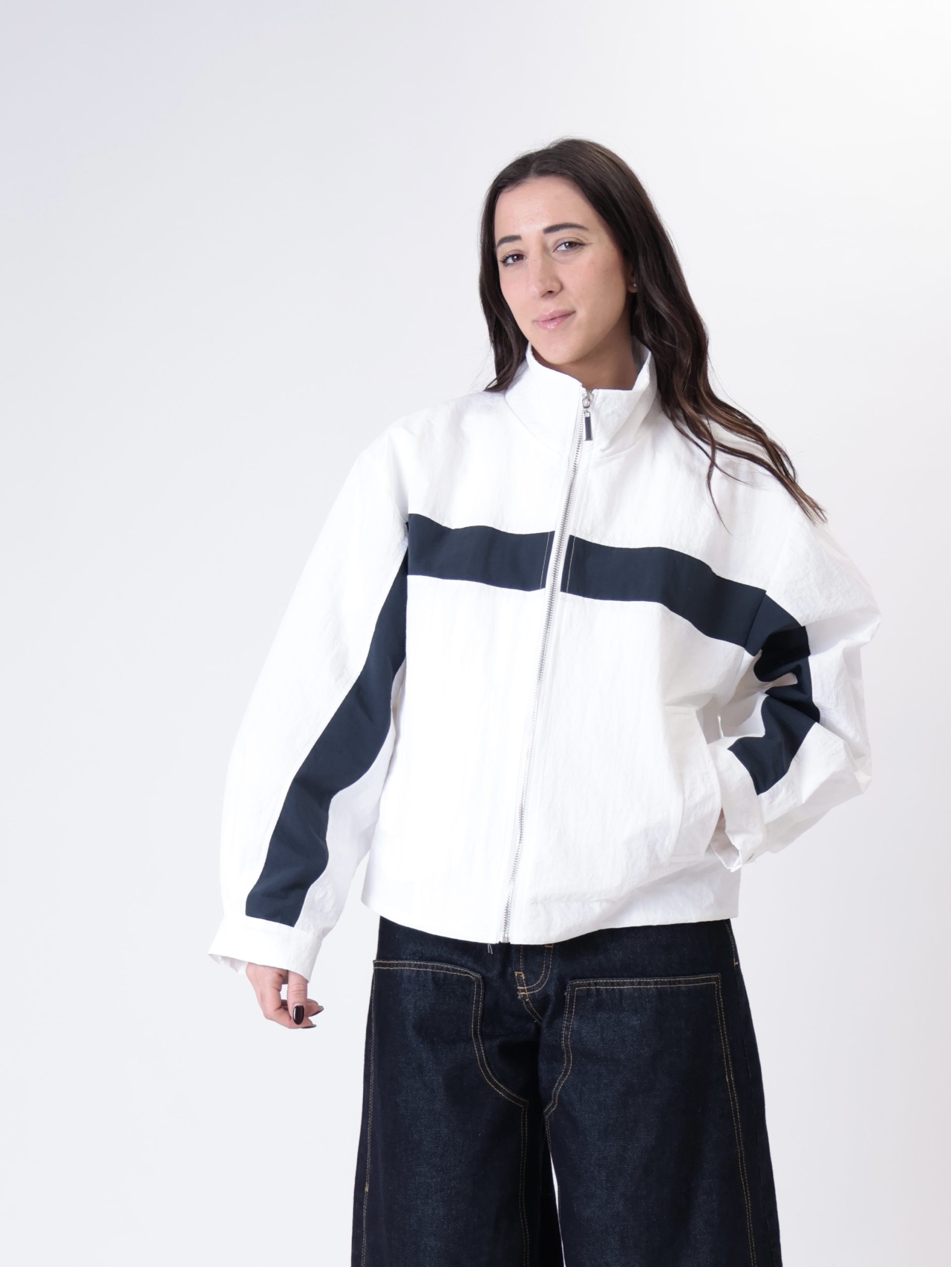 Giacca Lore bianco/blu