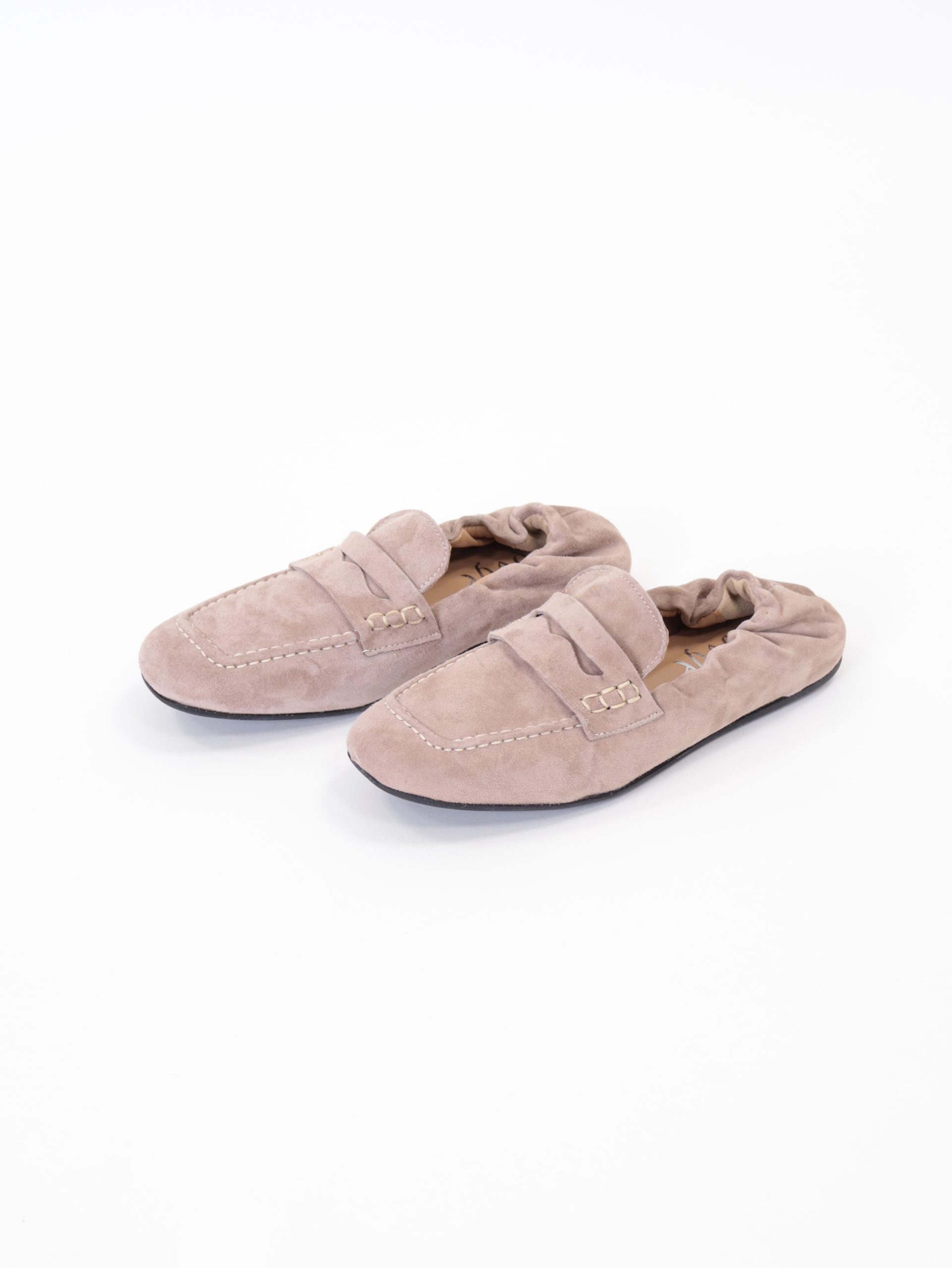 Mocassino miuccia rosa antico