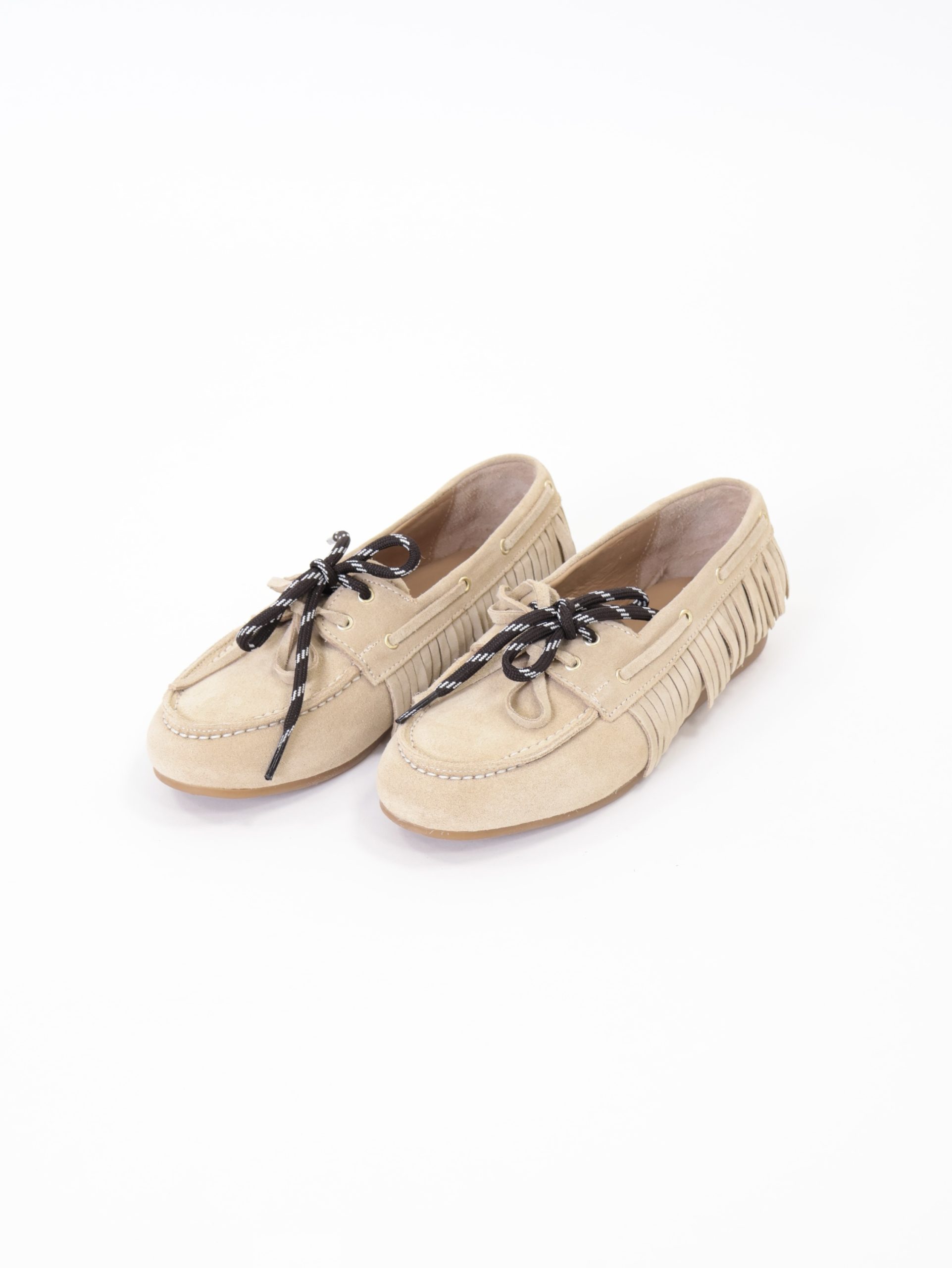 Mocassino barca frange corda