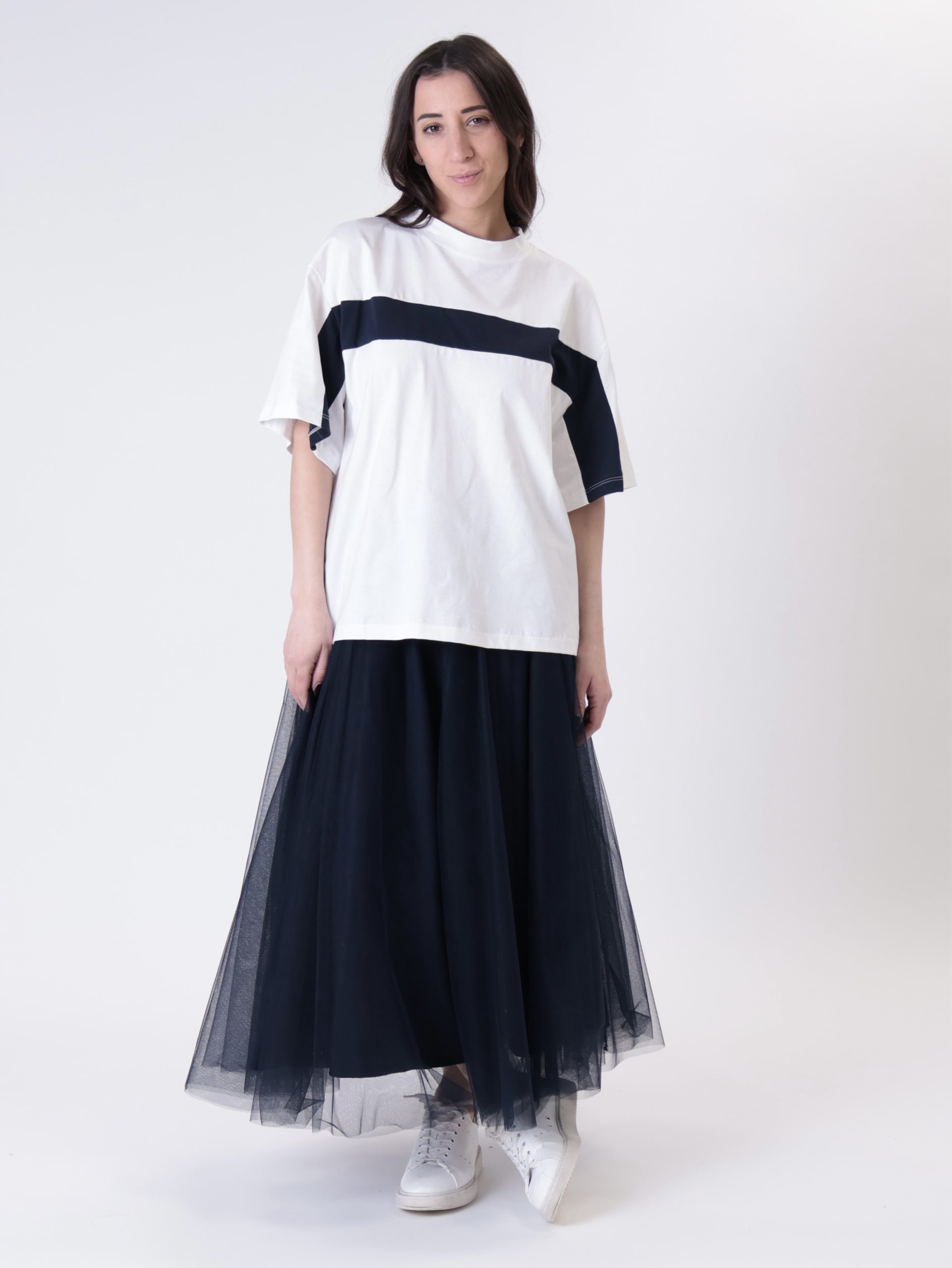 T-shirt lore panna/blu PREORDINE 03/04