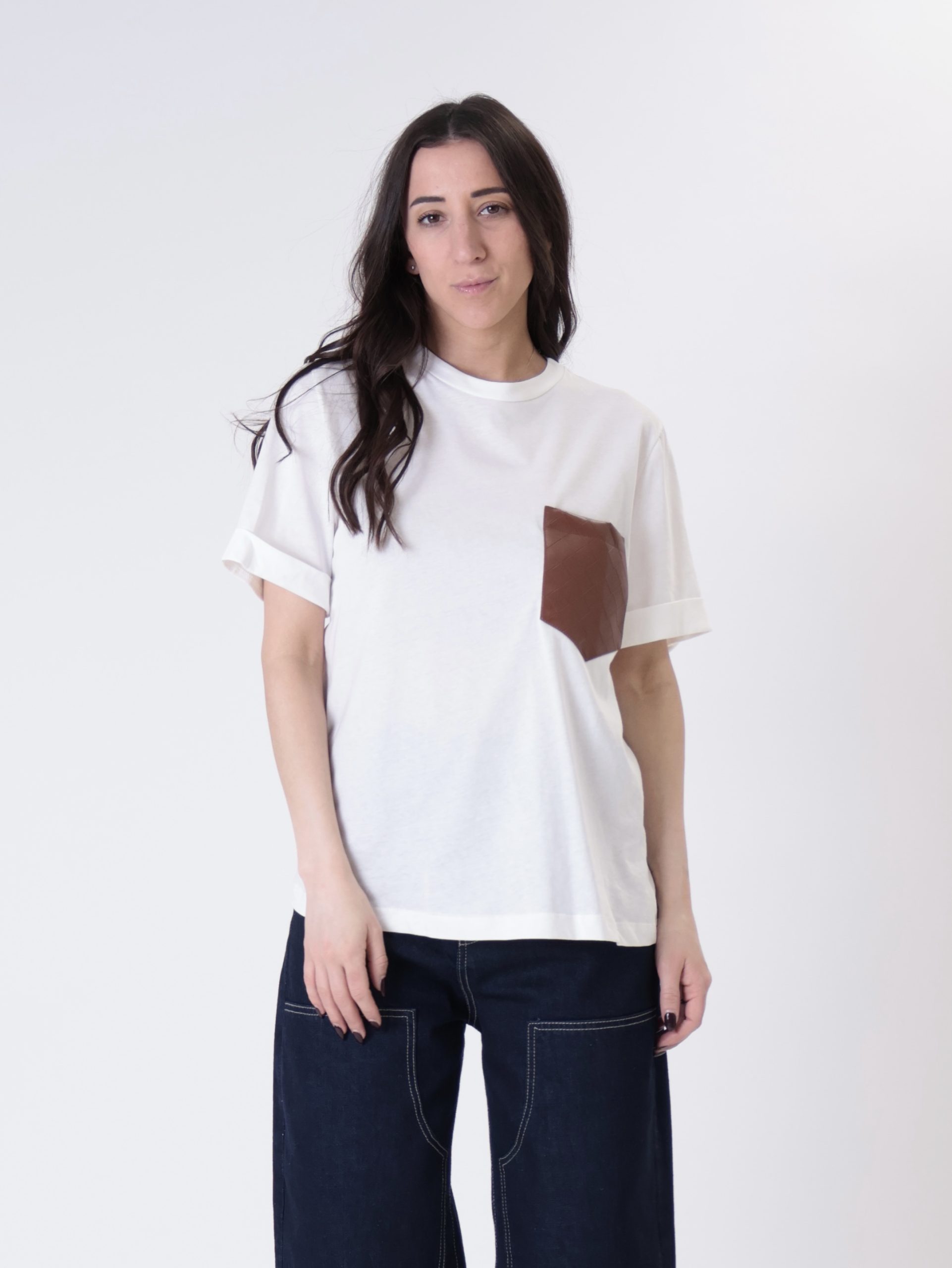 T-shirt tasca ecopelle cuoio PREORDINE 27/03