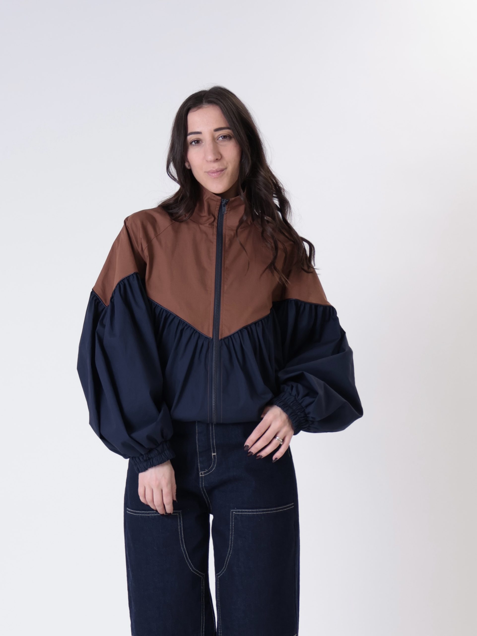 Bomber Ludo blu/tabacco PREORDINE 27/03