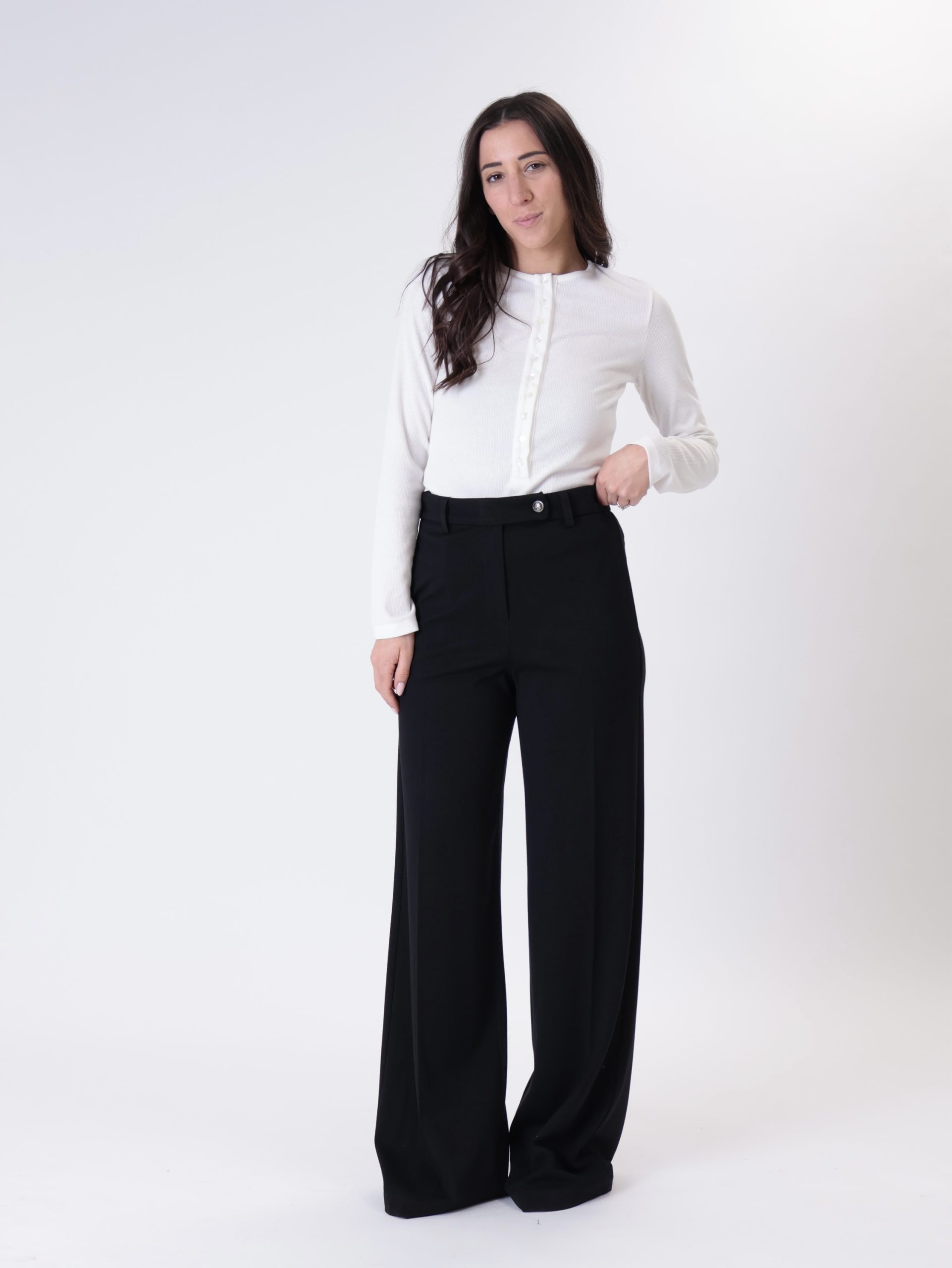 Pantalone milano sartoriale nero