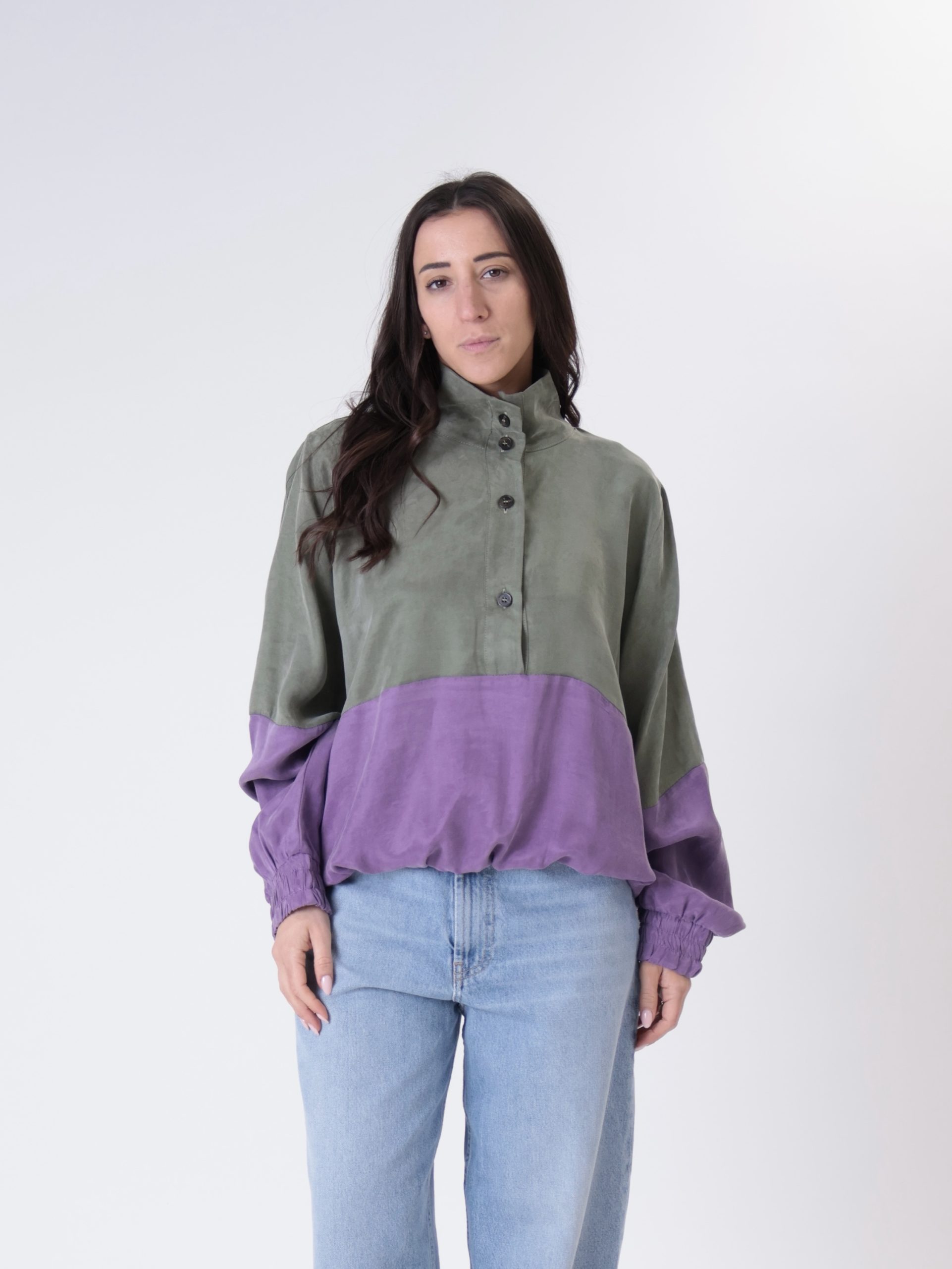 Camicia lory militare/lavanda