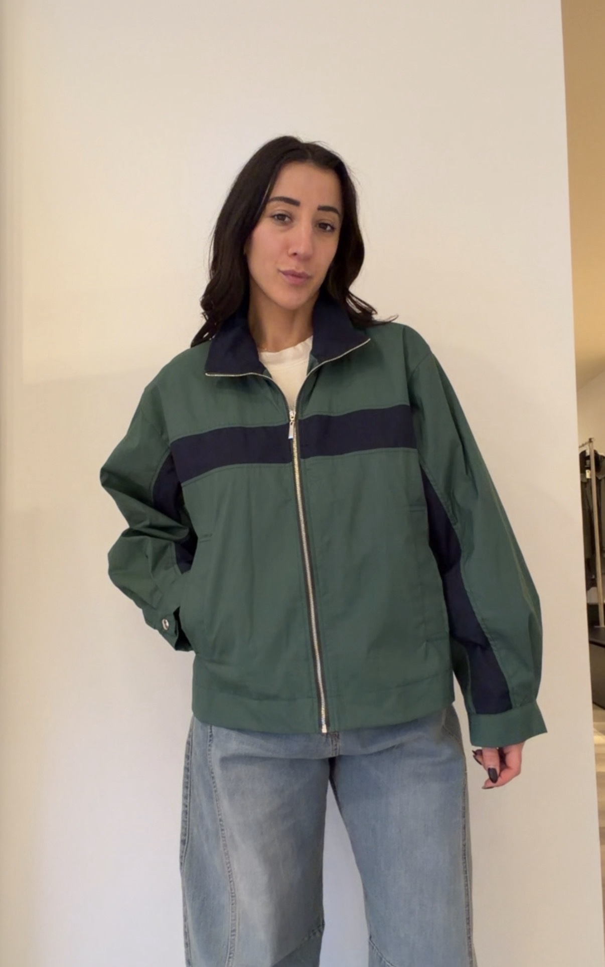 Giacca Lore verde/blu