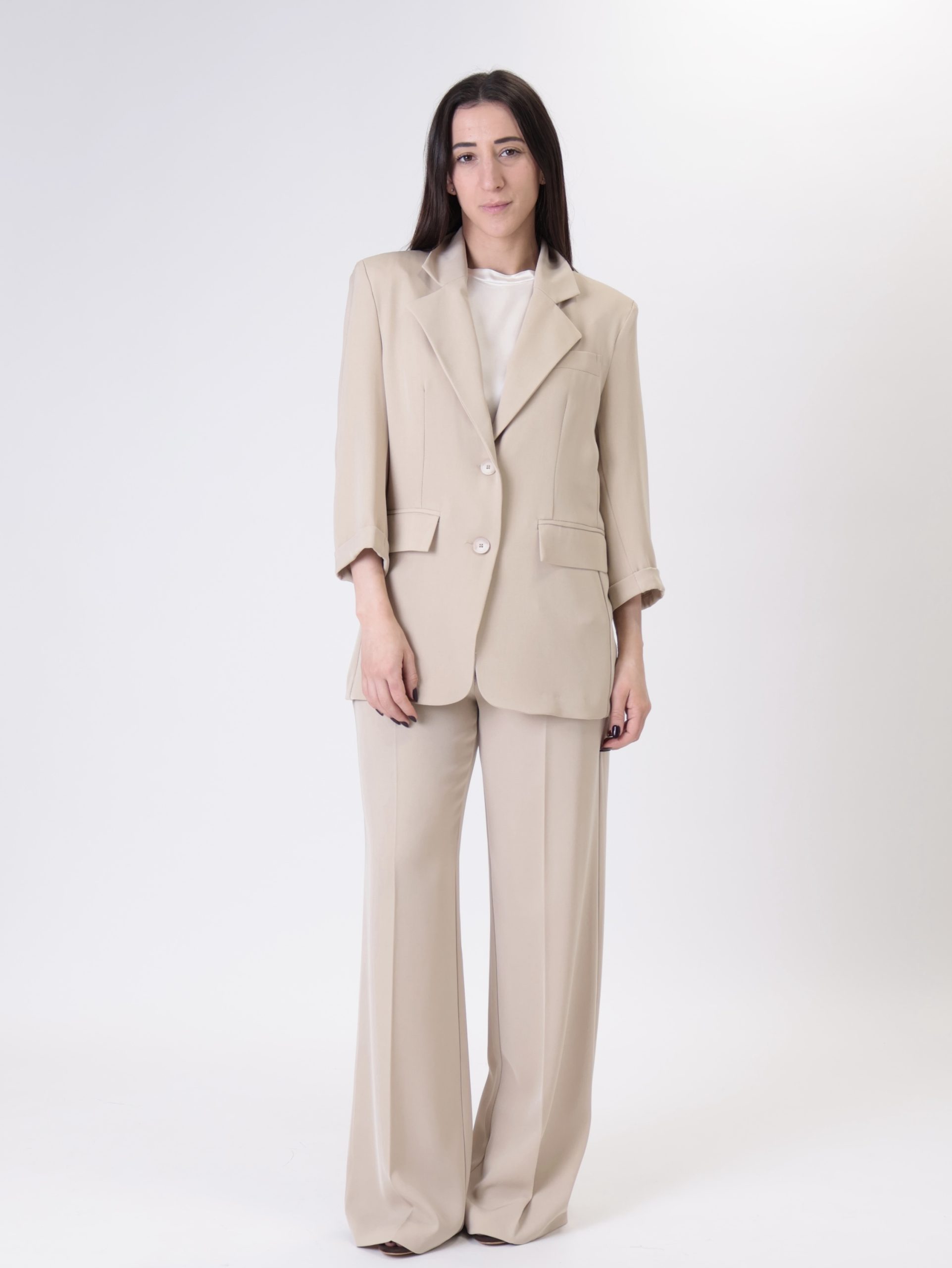 Giacca Giorgia manica 3/4 beige