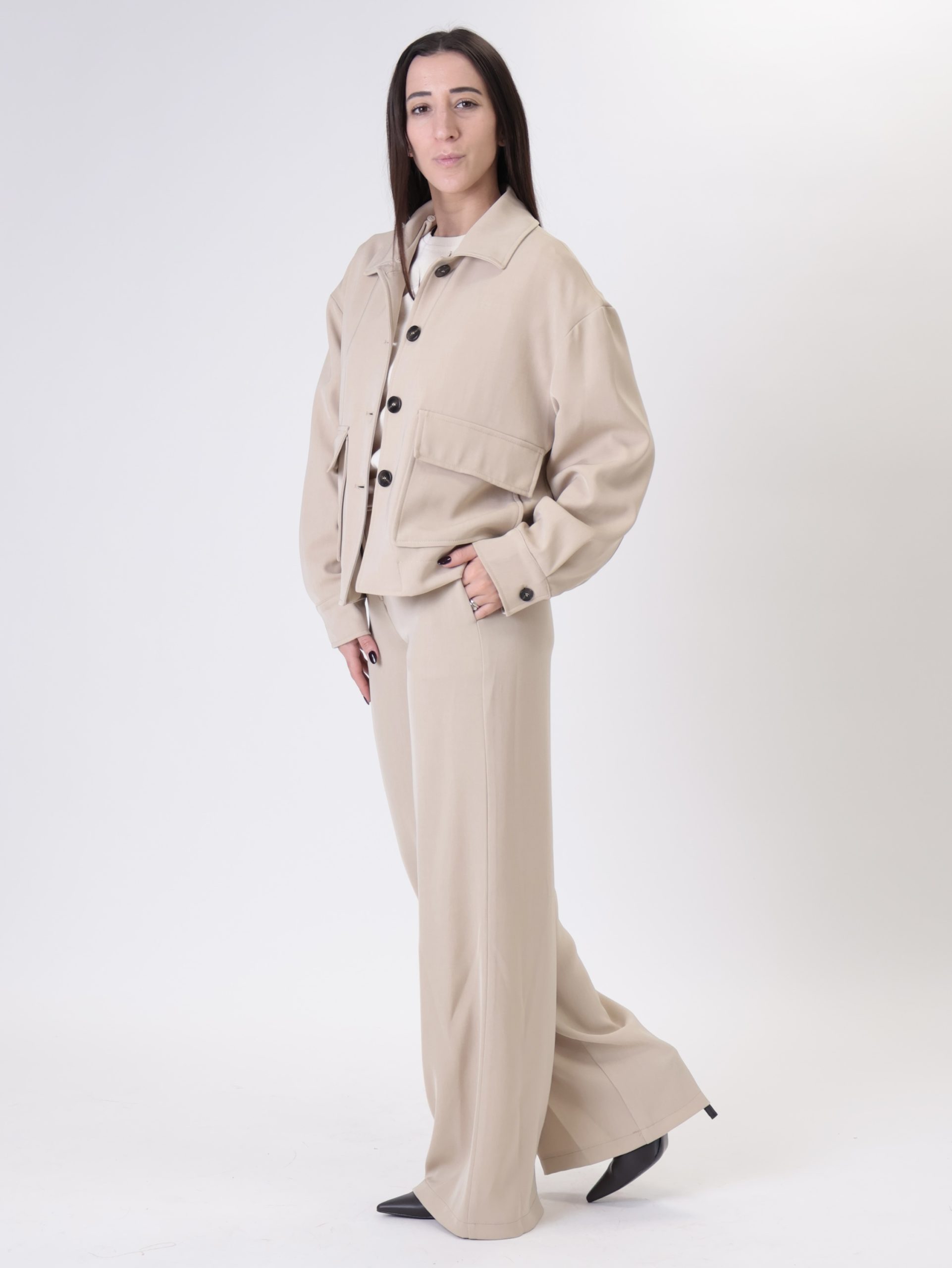 Pantalone mira sartoriale sabbia