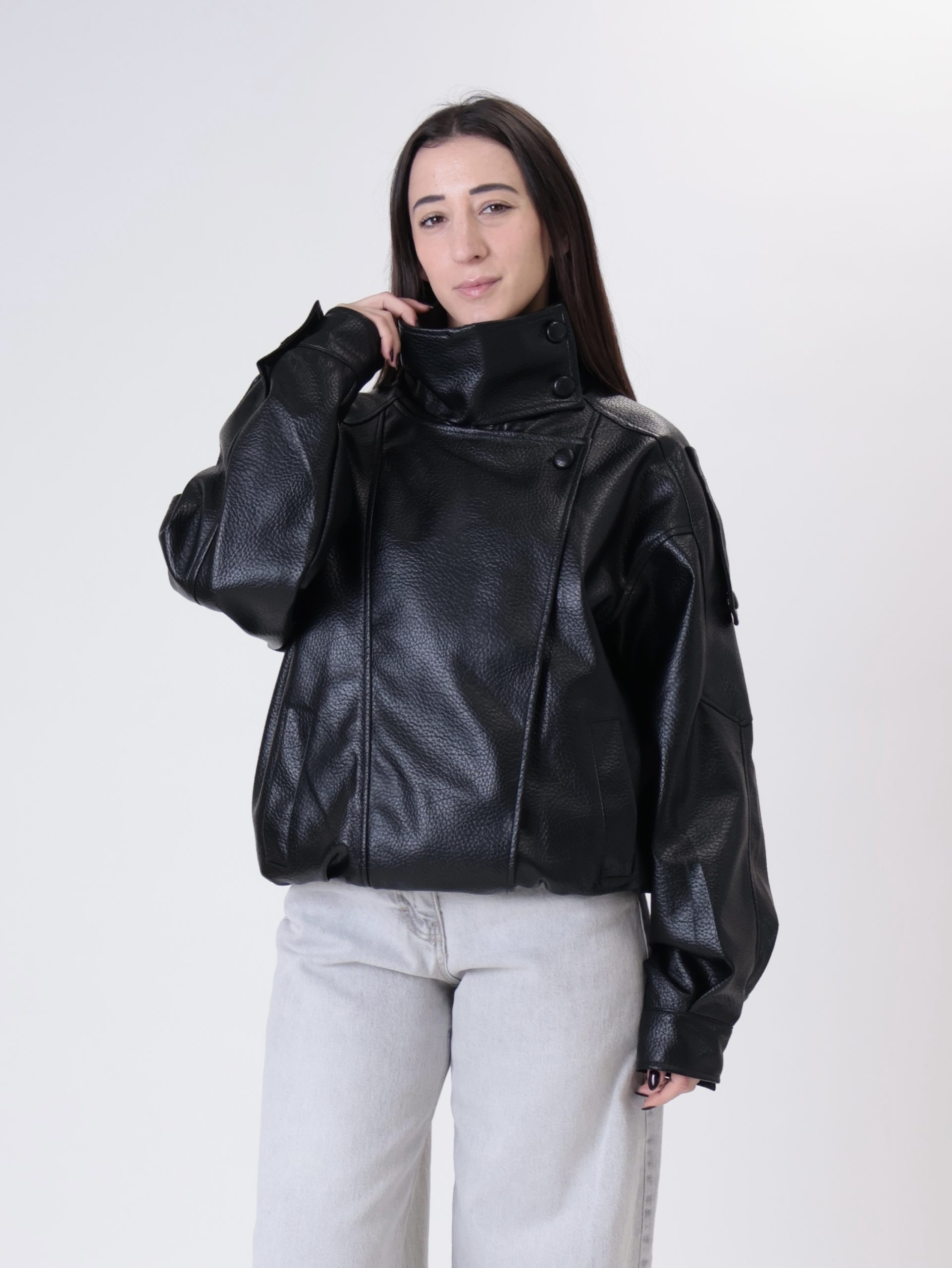 Bomber Chicago ecopelle