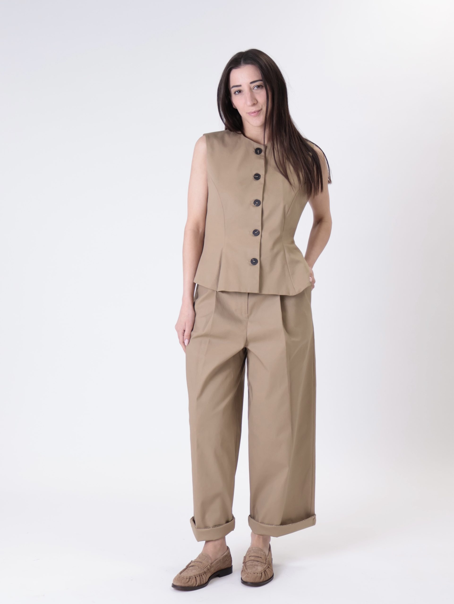 Gilet lady beige PREORDINE 13/04