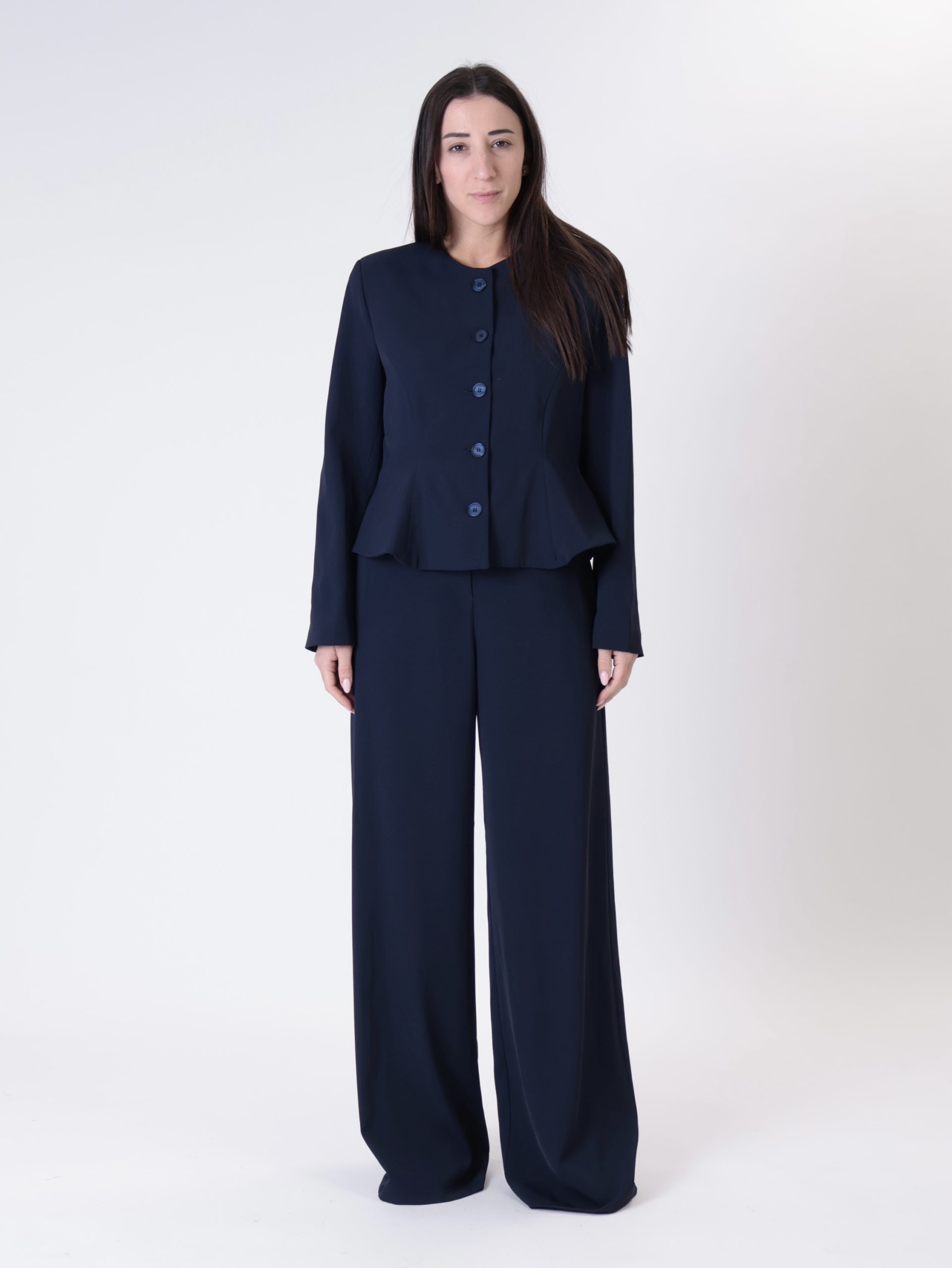 Completo Lady giacca + pantalone blu
