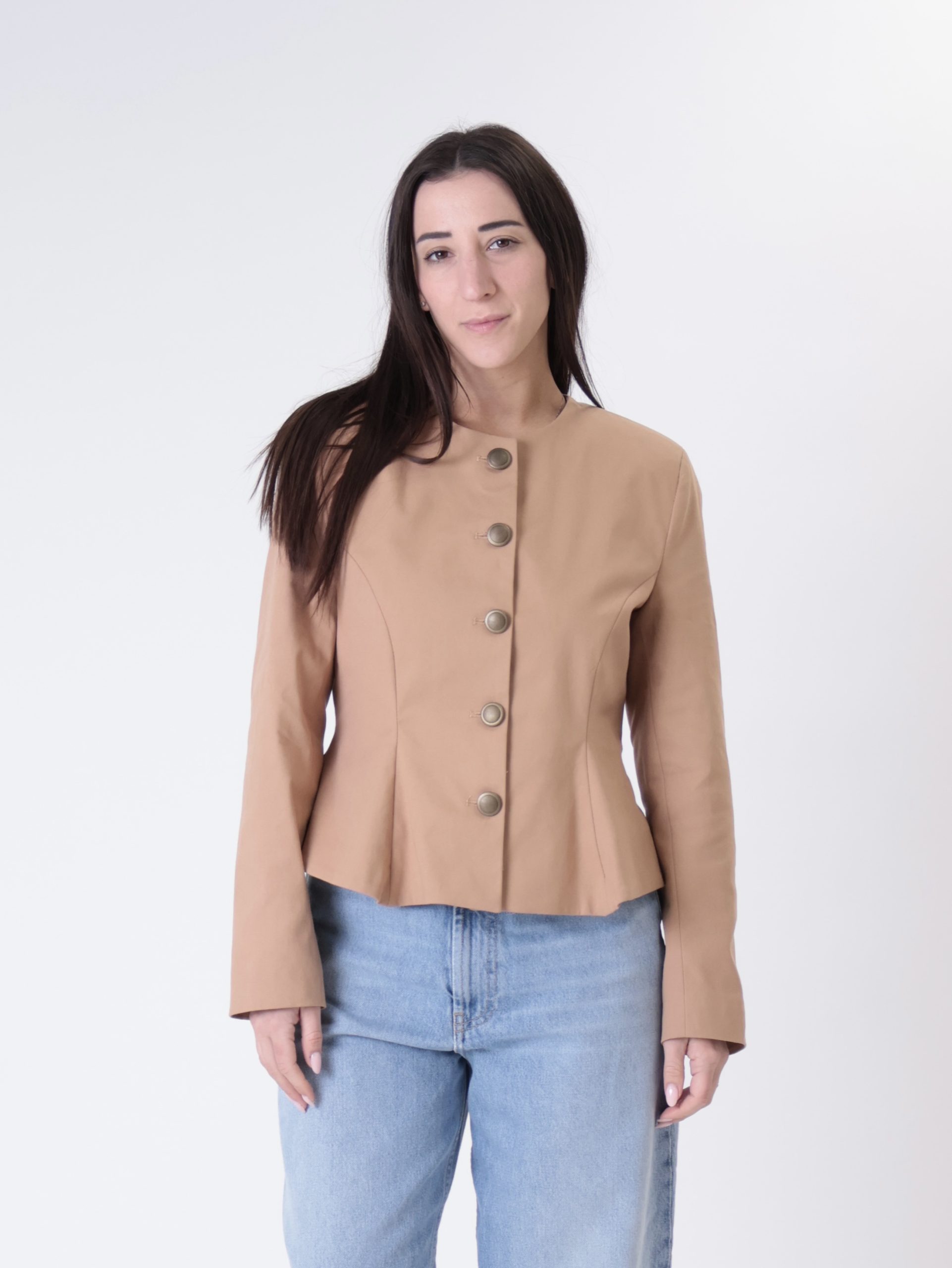 Giacca lady cammello