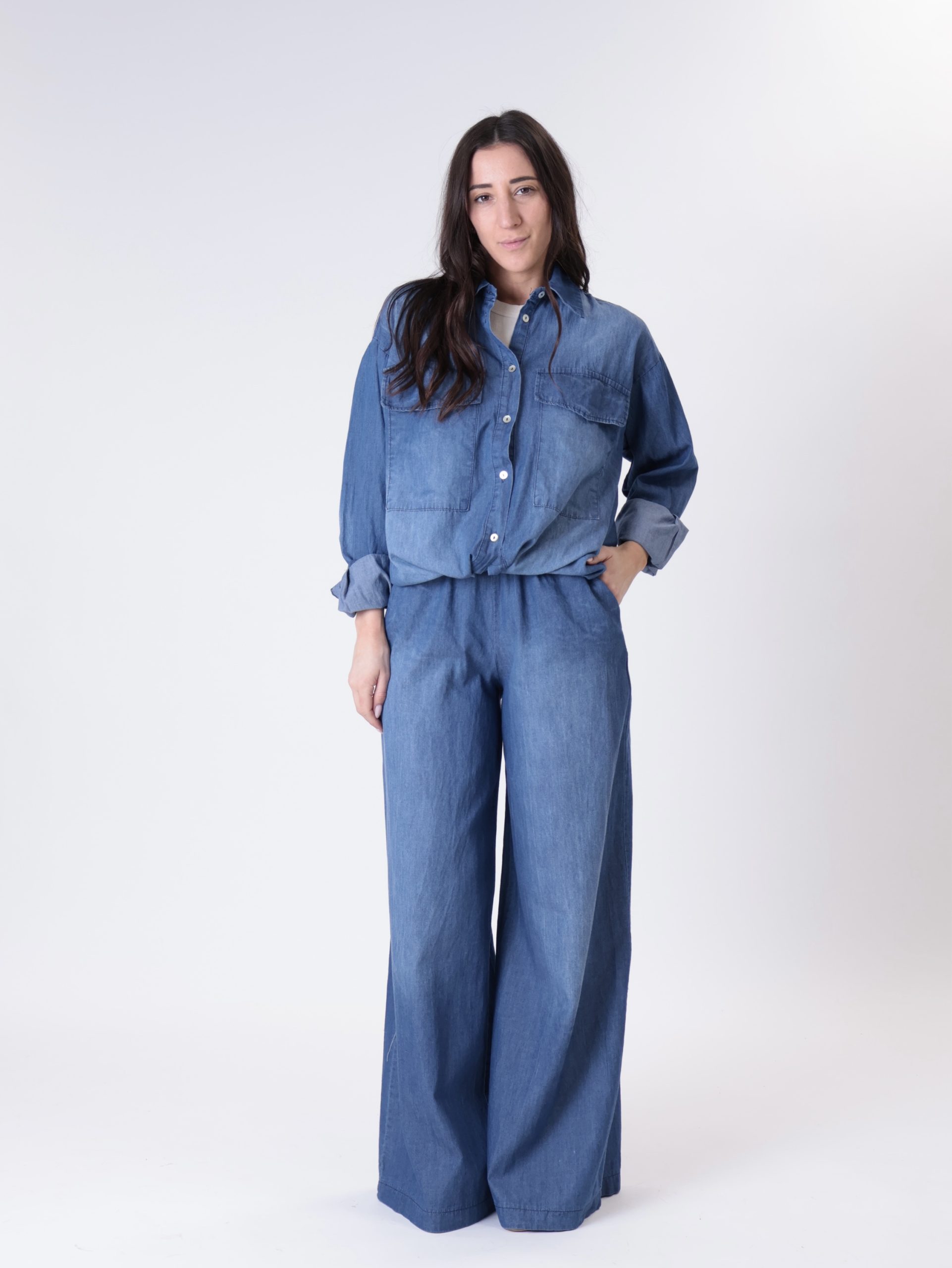 Camicia Angi denim blu