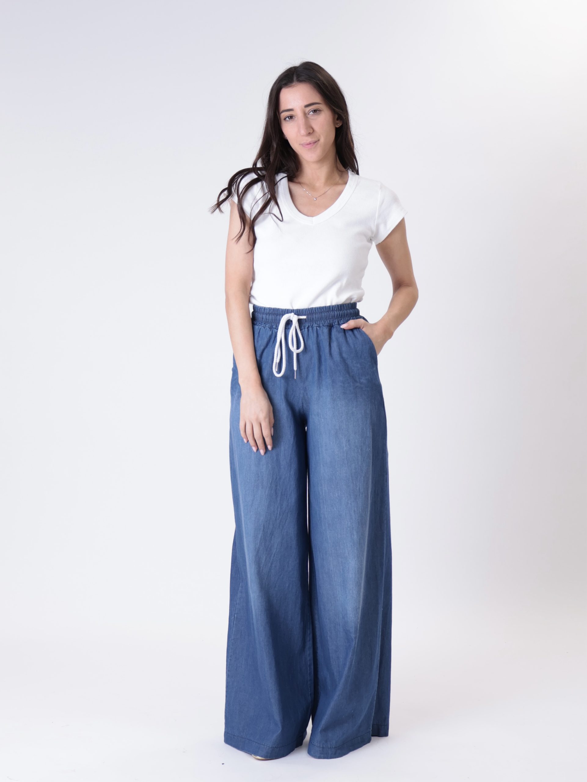Pantalone Angi denim blu