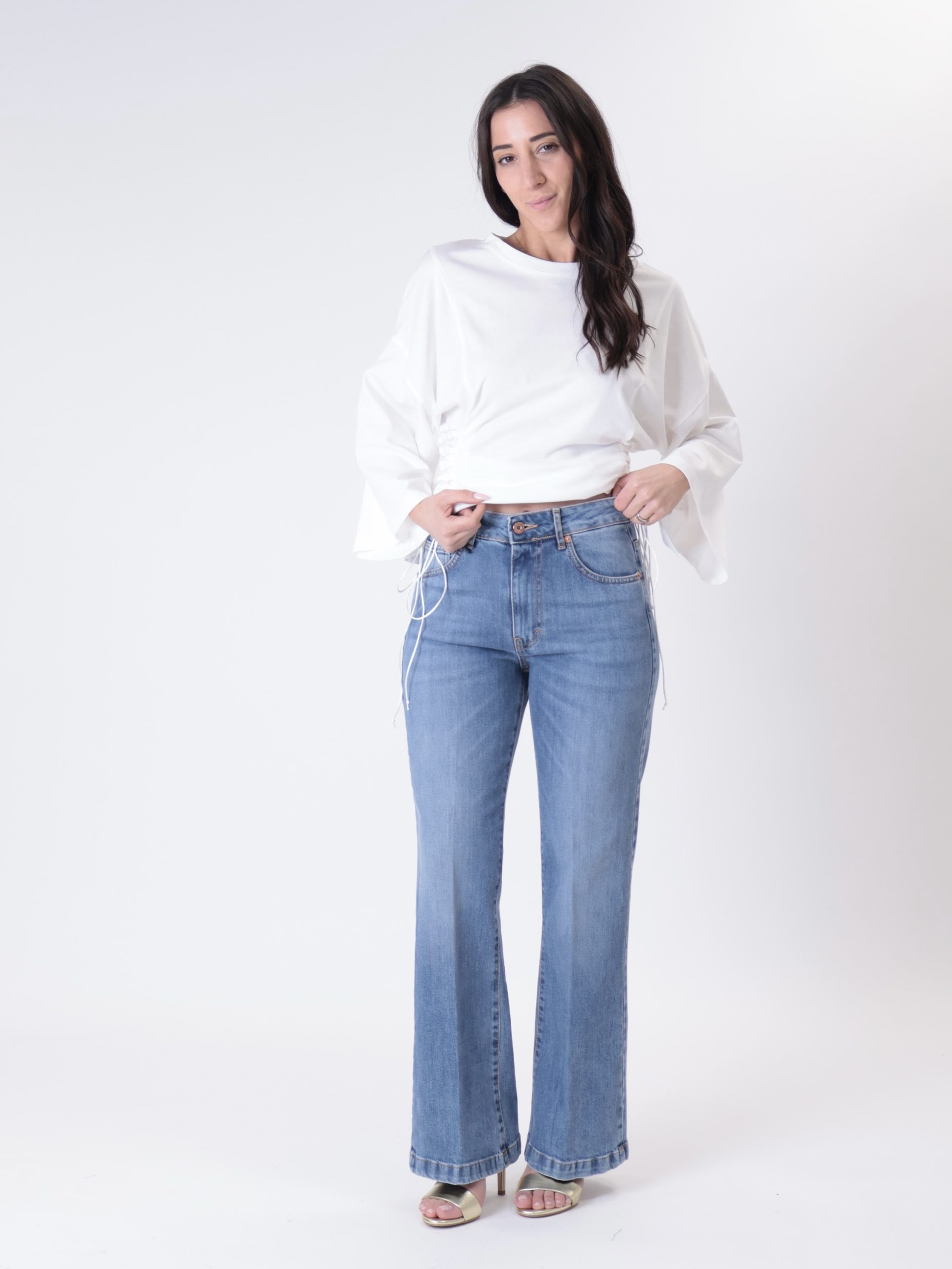 Jeans zampa denim blu PREORDINE 20/04