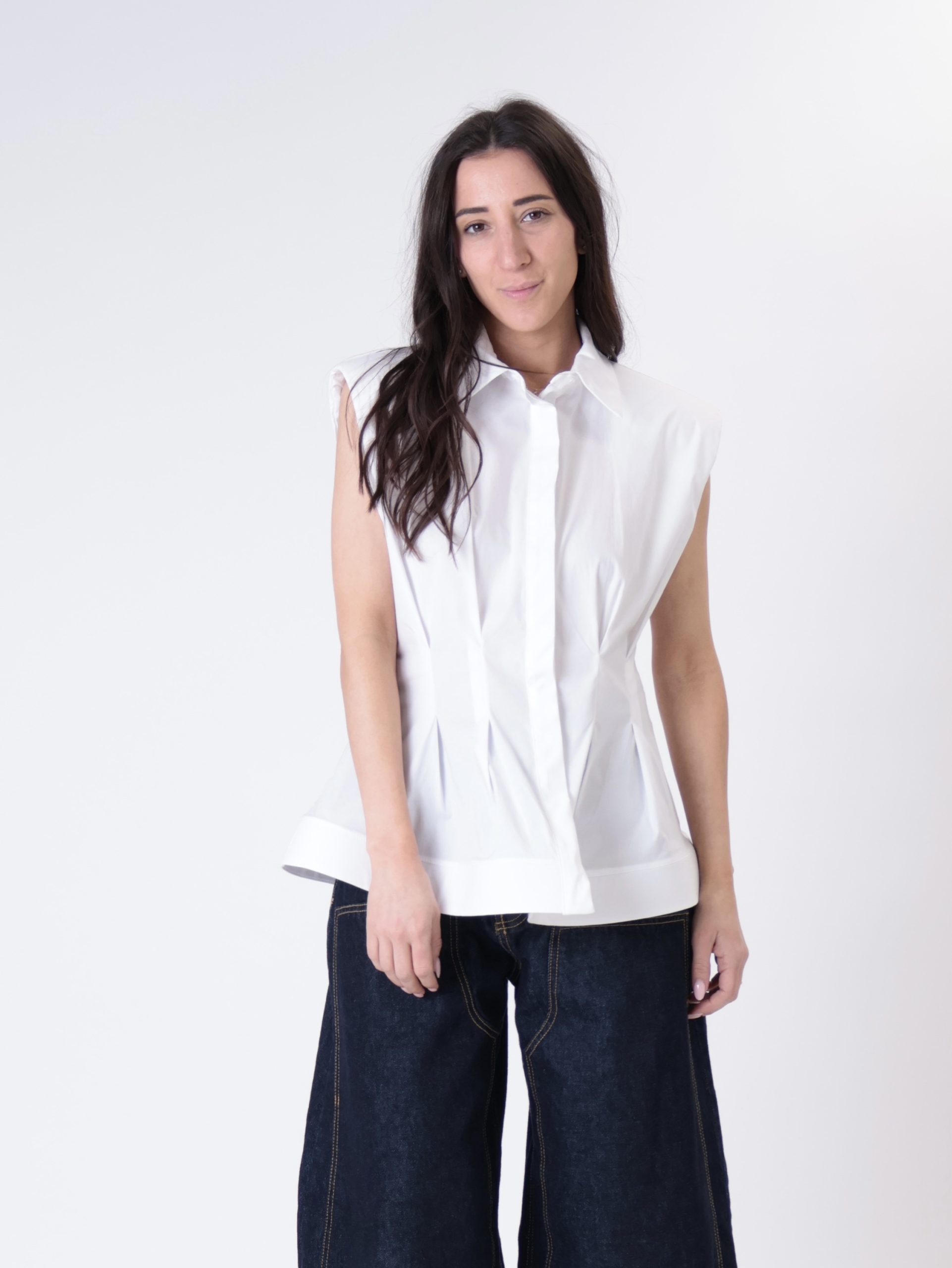 Camicia silhouette bianco