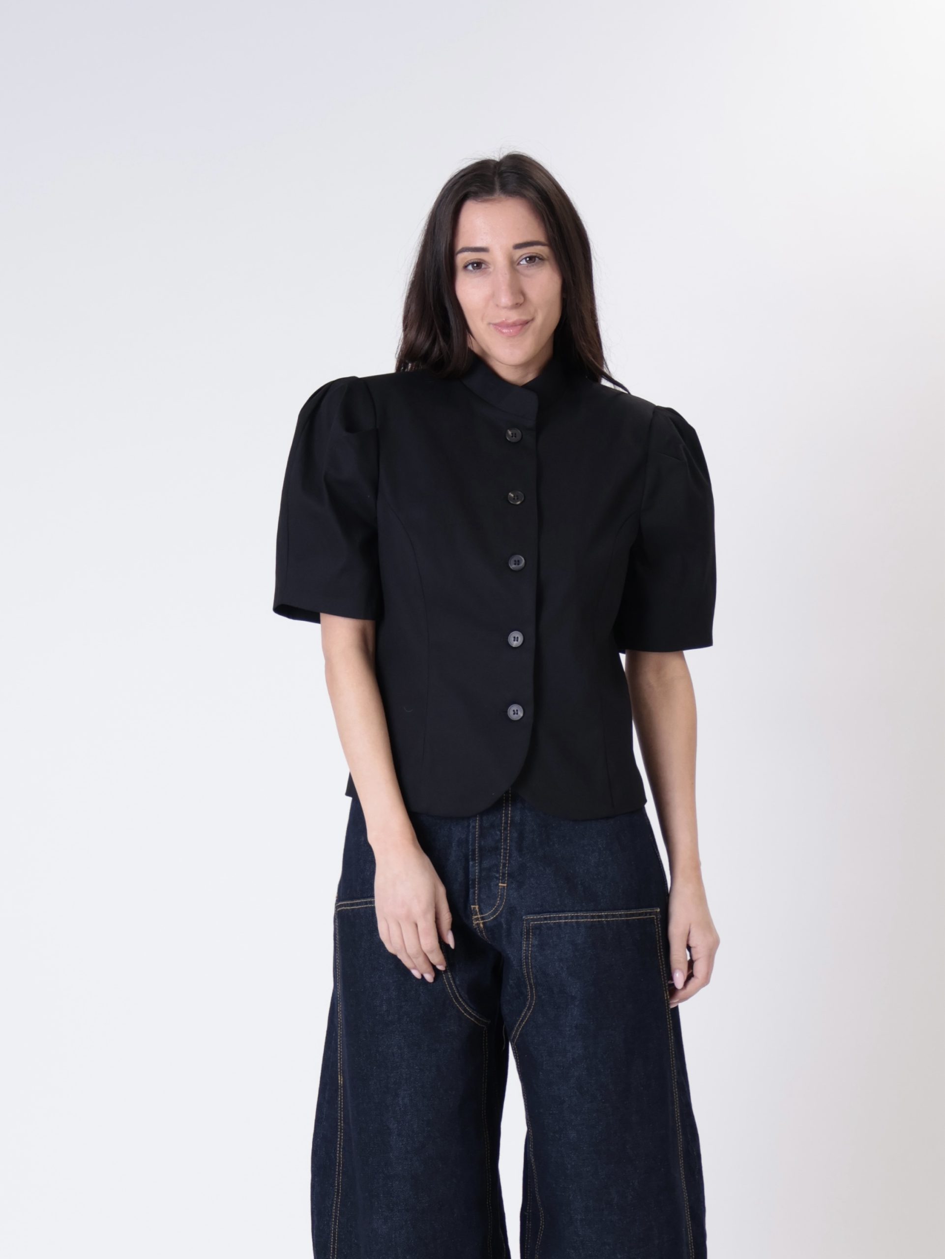Giacca lady sbuffo nera