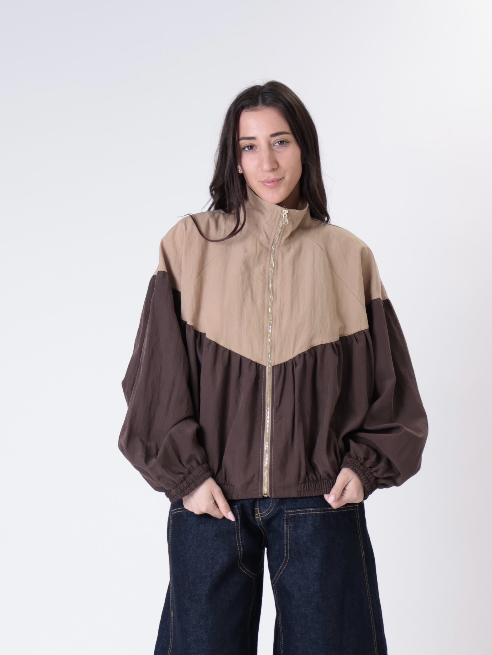 Bomber Sara beige/moro