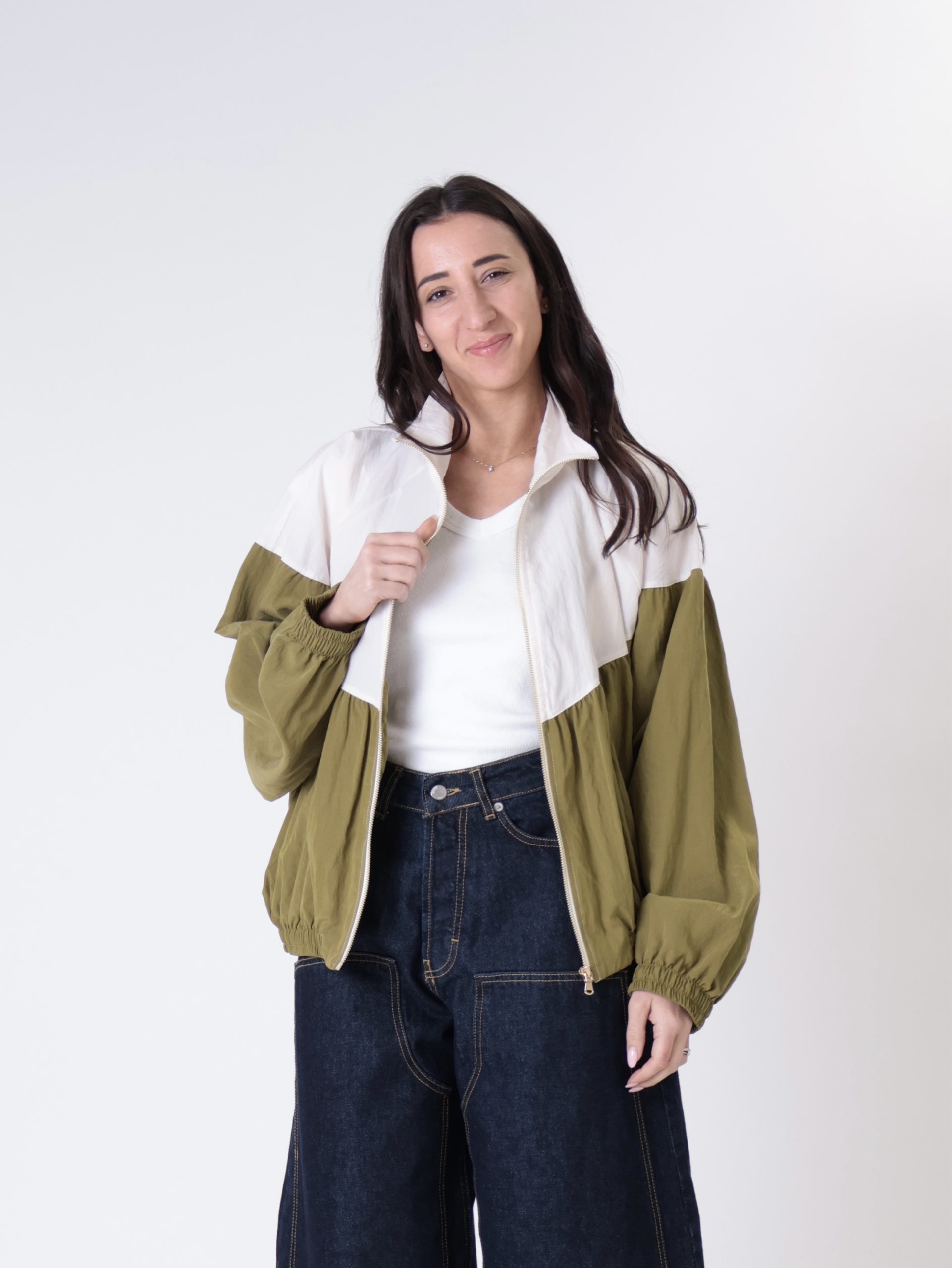 Bomber Sara burro/olio