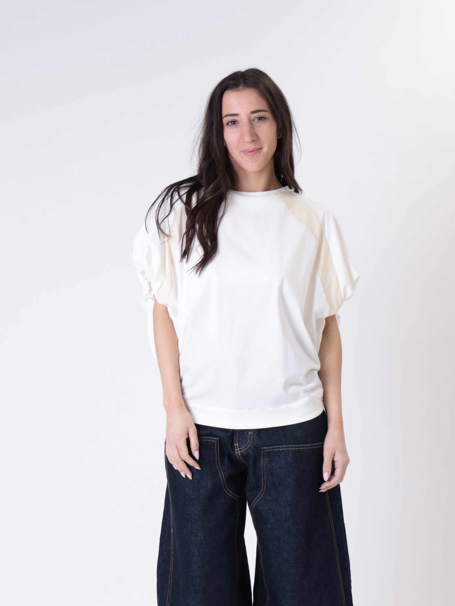 T-shirt Sere panna/sabbia