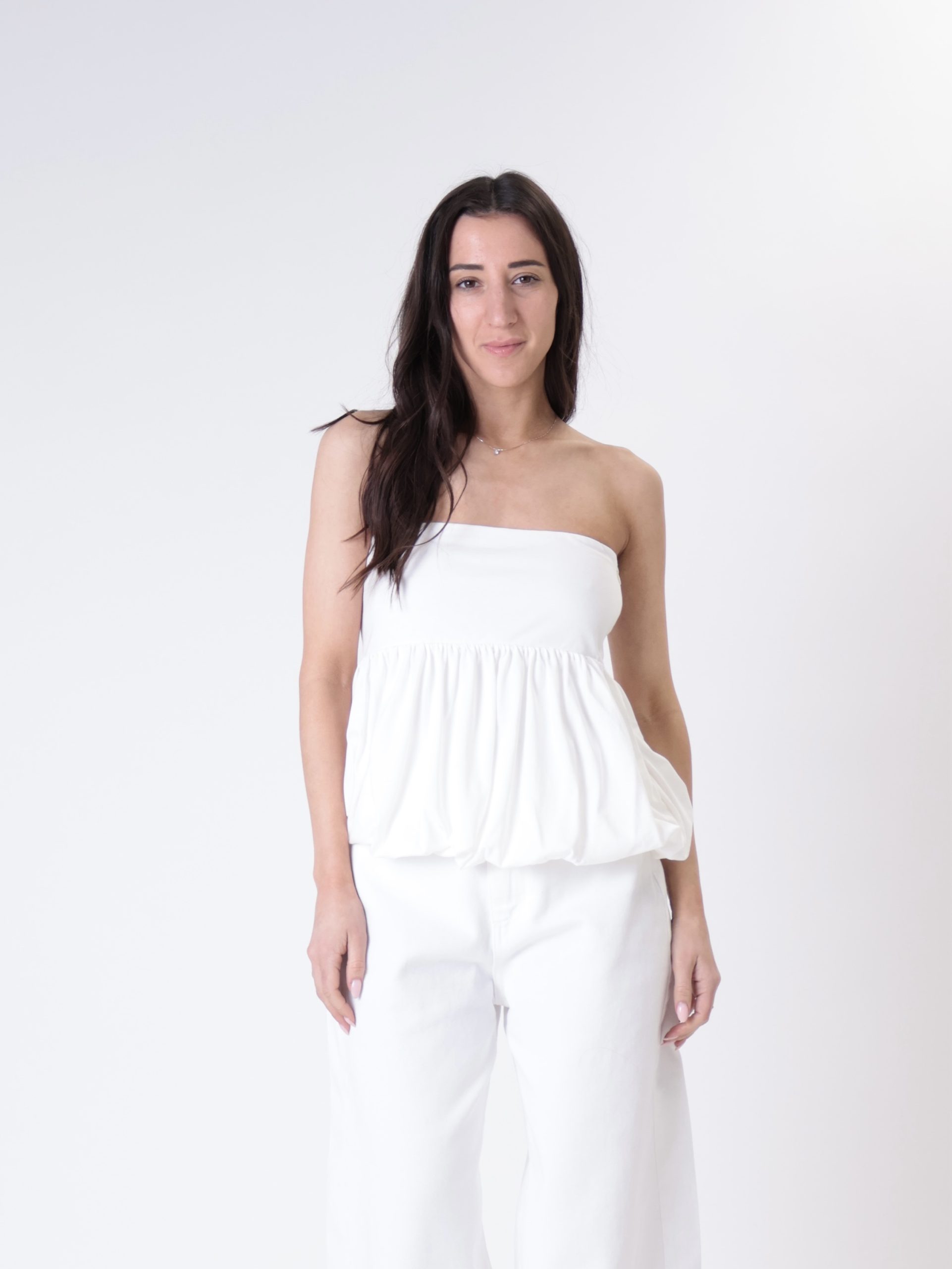 Top fascia palloncino panna