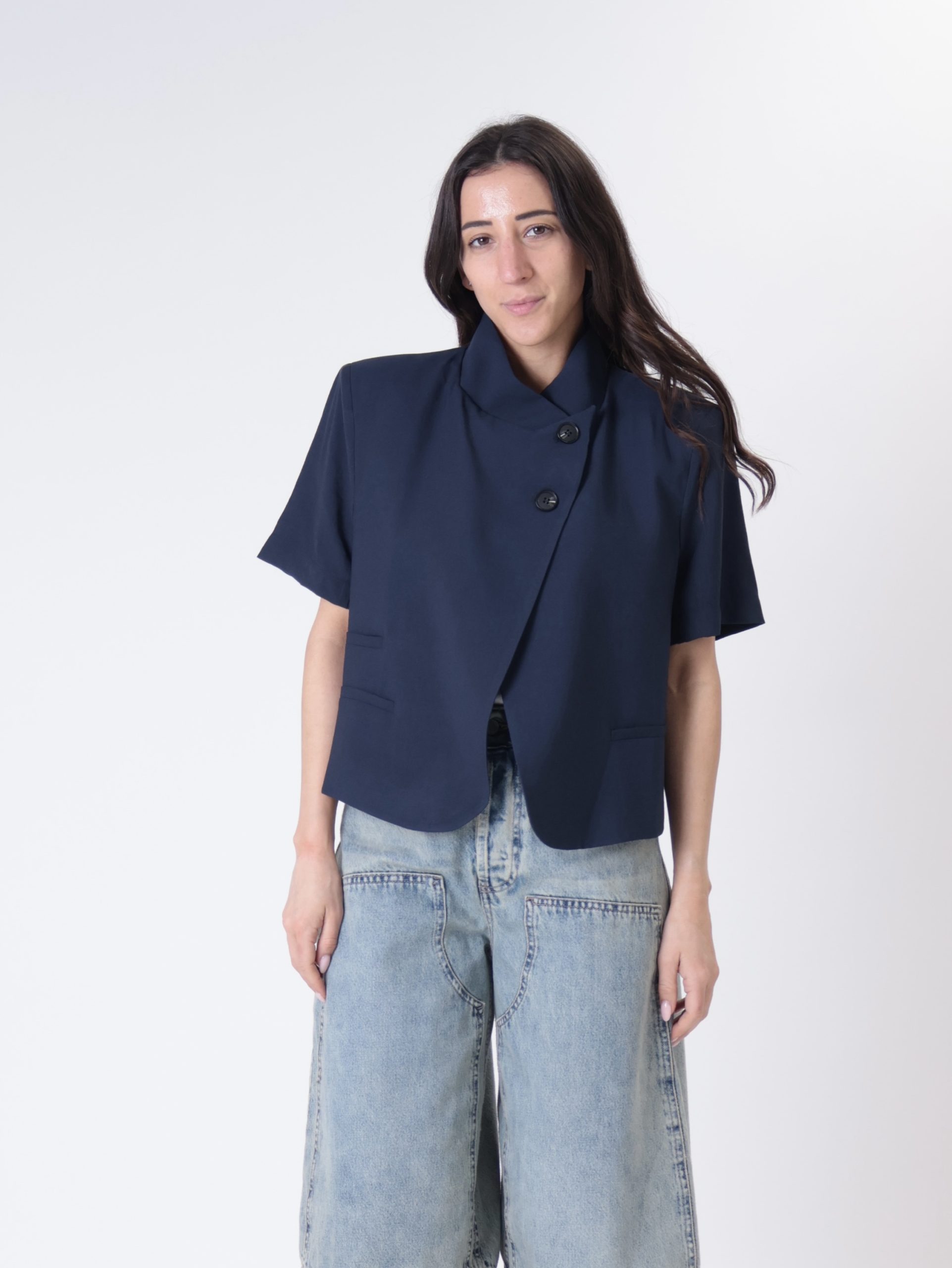 Giacca coreana m/m blu