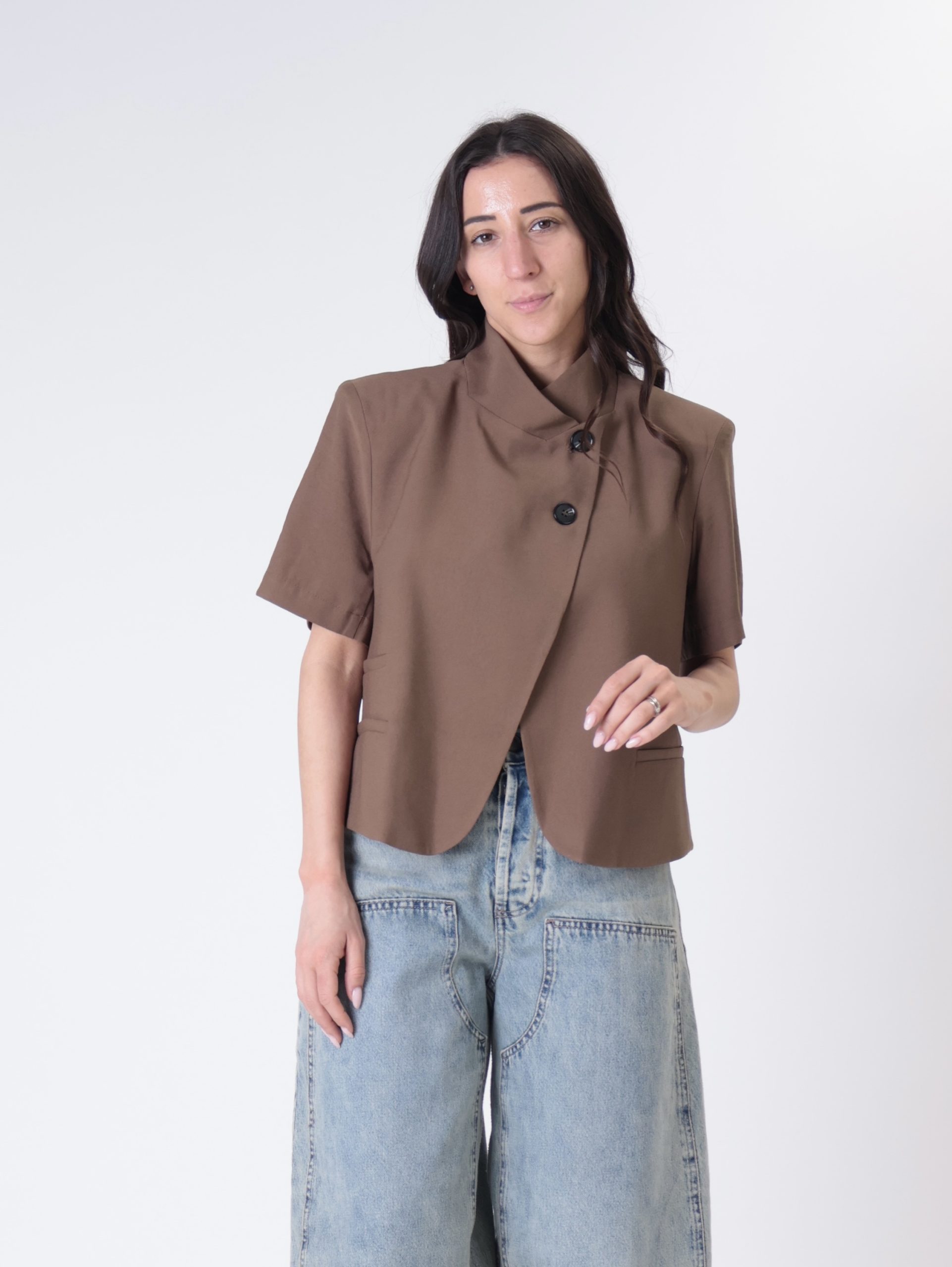 Giacca coreana m/m moro