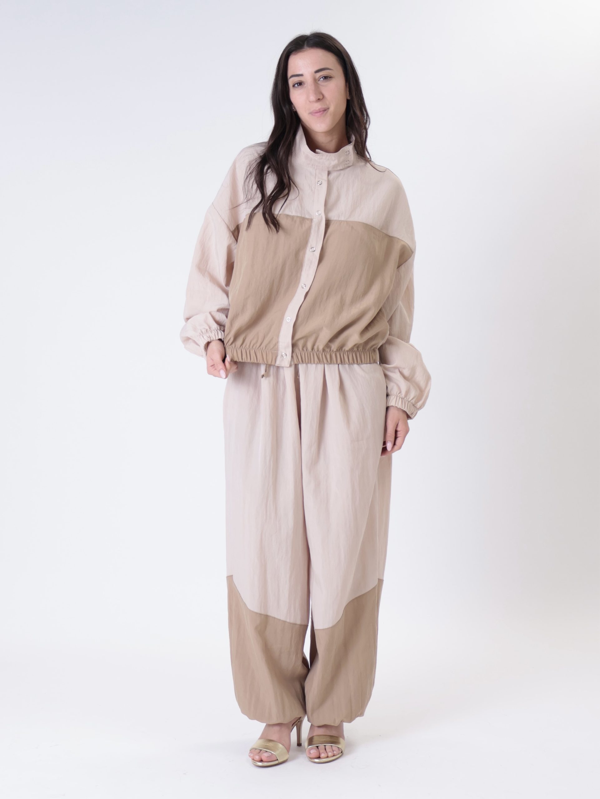 Bomber dora cammello/beige