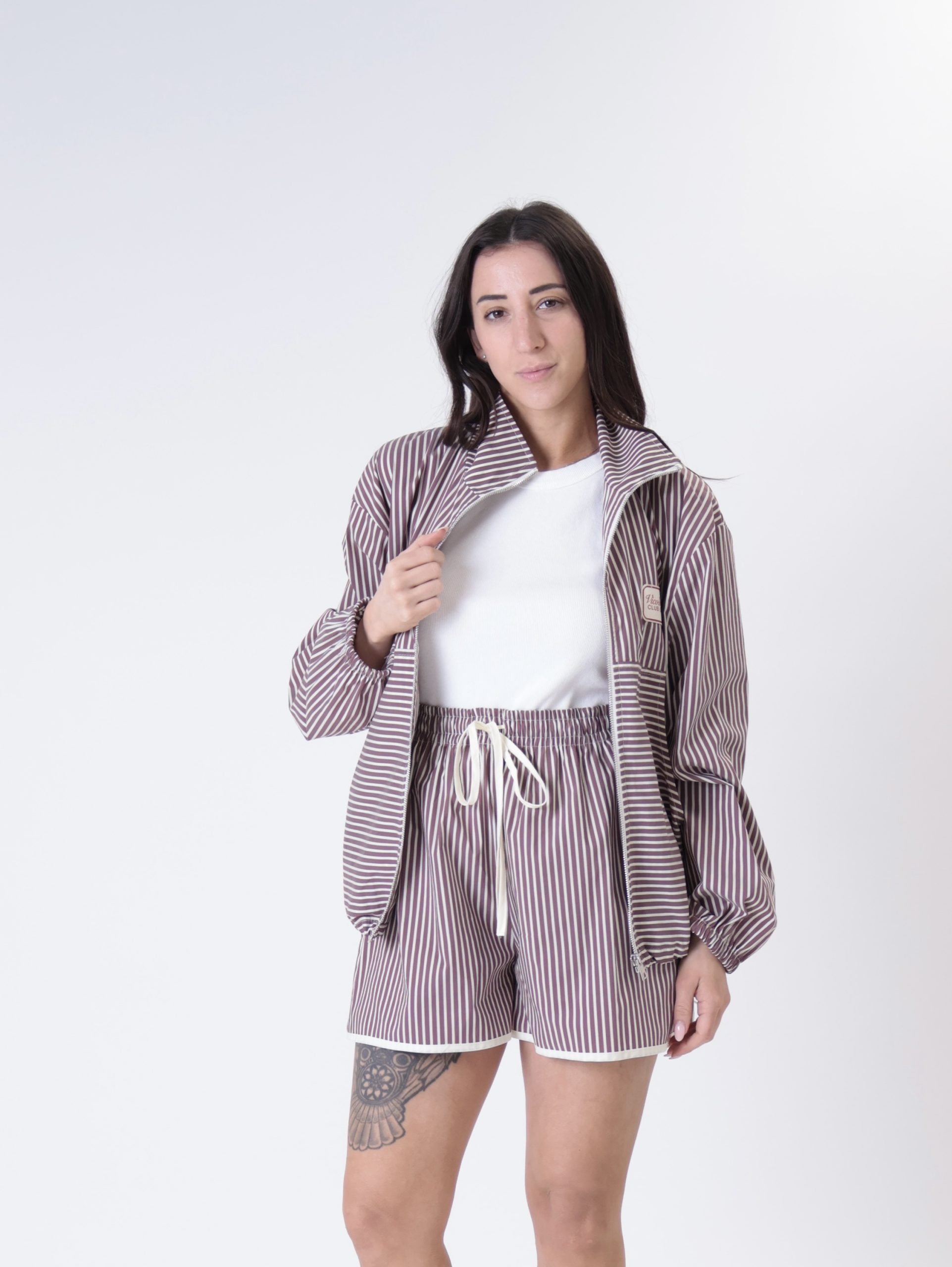 Bomber beach burro/bordeaux