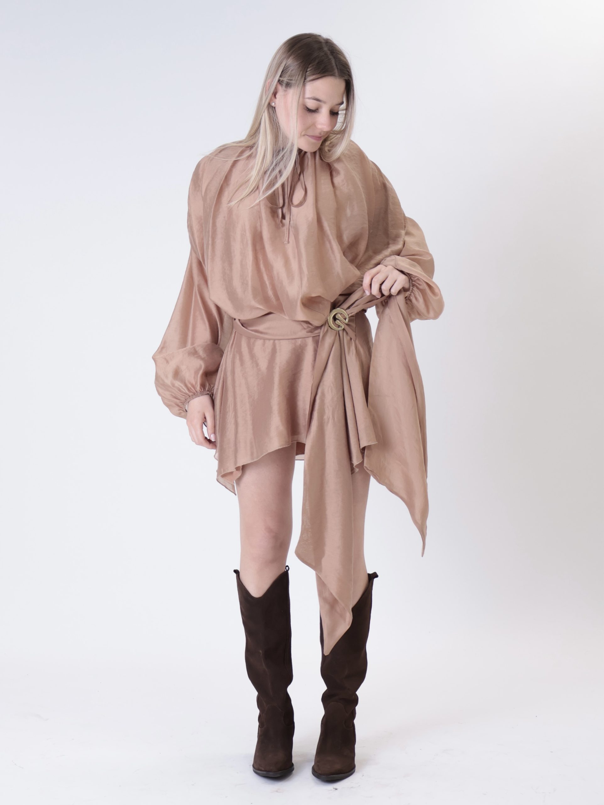Camicia Ines nocciola